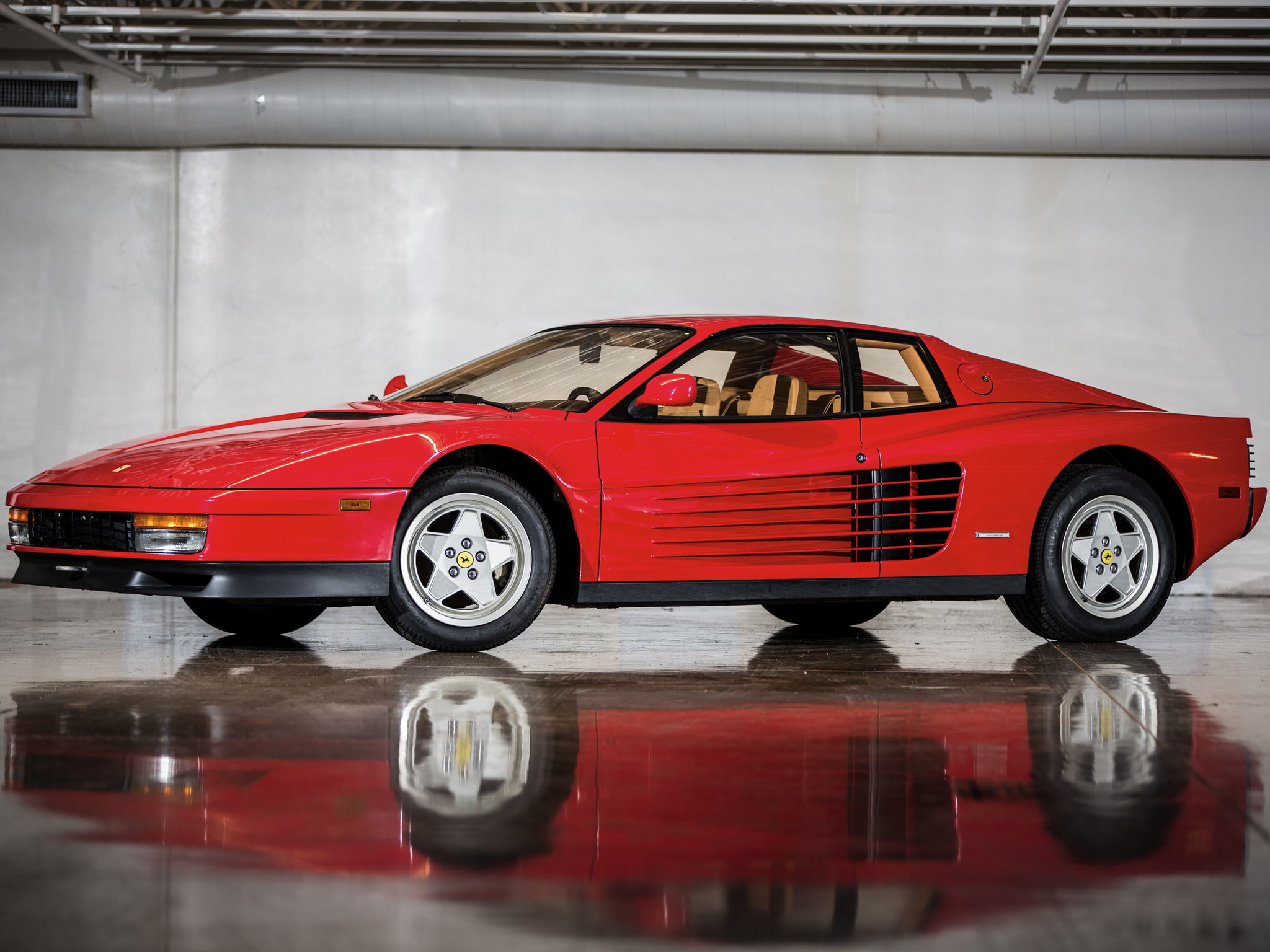 testarossa, supercar, 1080P, ferrari, HD Wallpaper