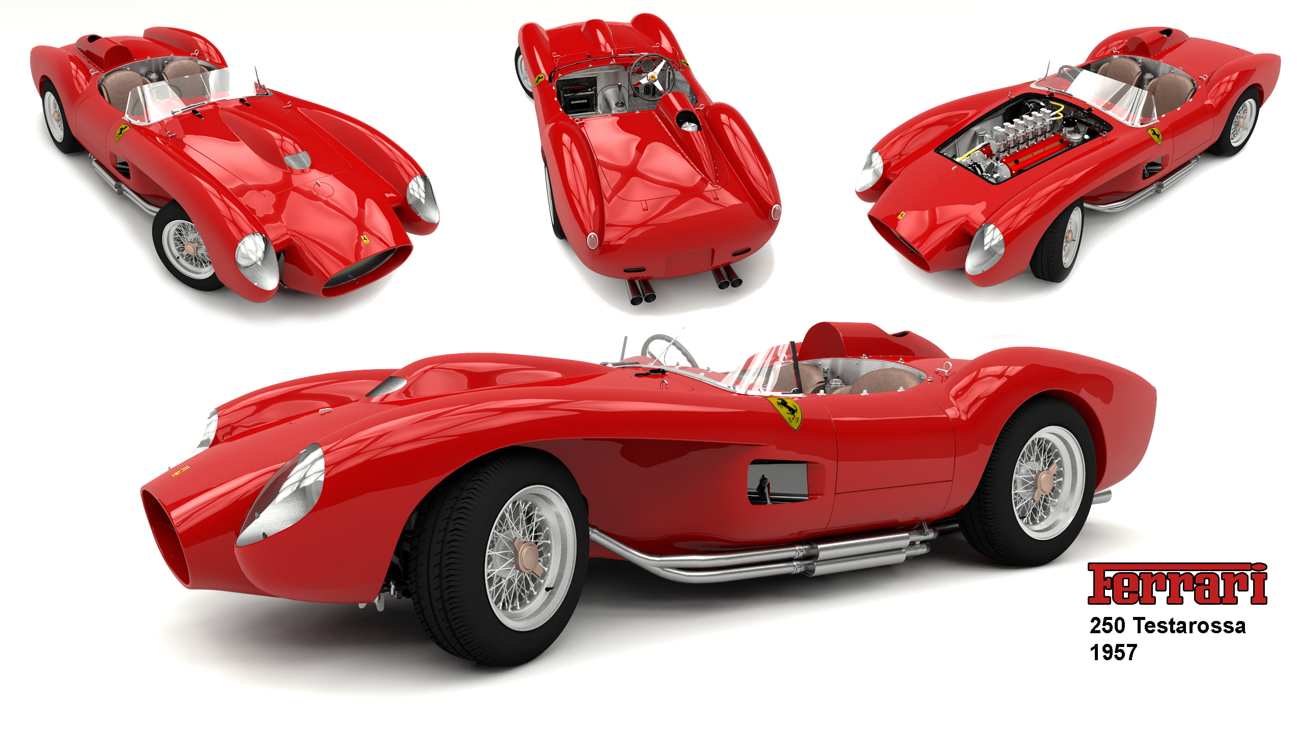 testarossa, supercar, 2K, ferrari, HD Wallpaper