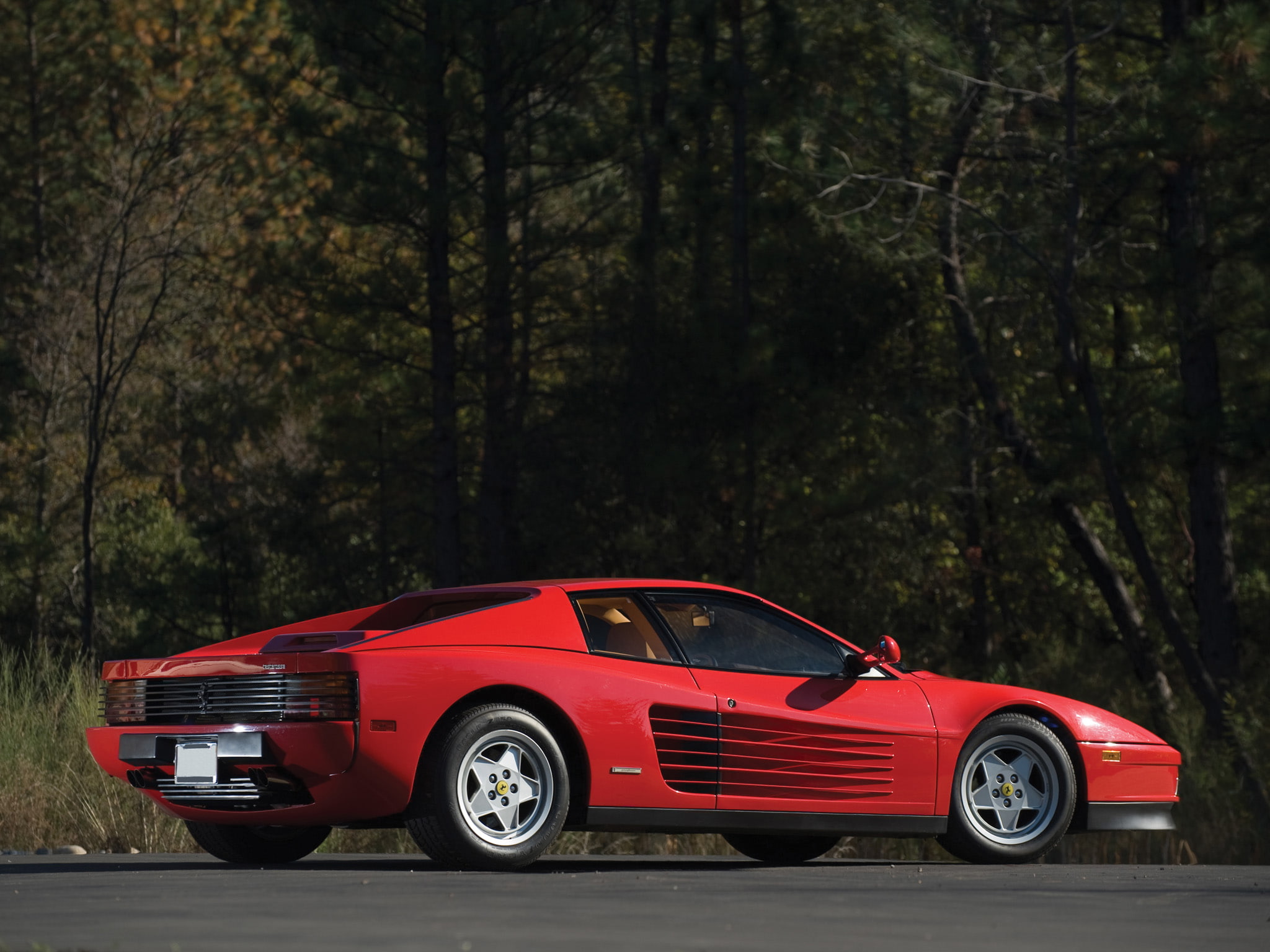 supercar, ferrari, testarossa, 1080P, HD Wallpaper
