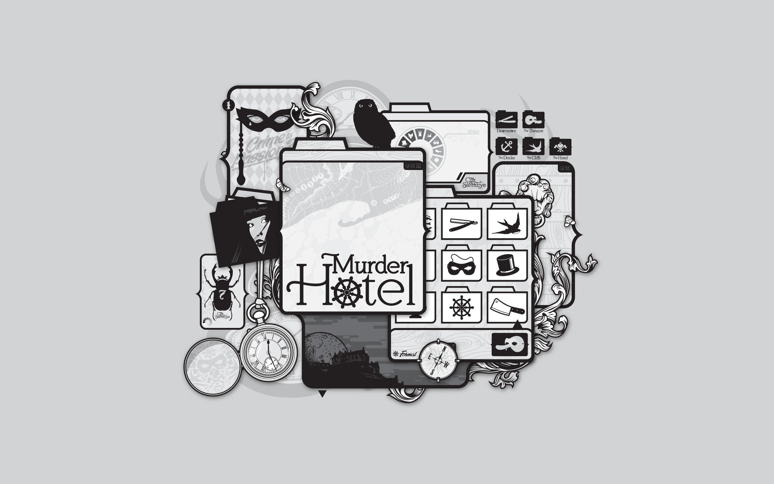 hotels, vectors, 2K, nickerson, concepts, jared, jthree, artwork, murder, HD Wallpaper