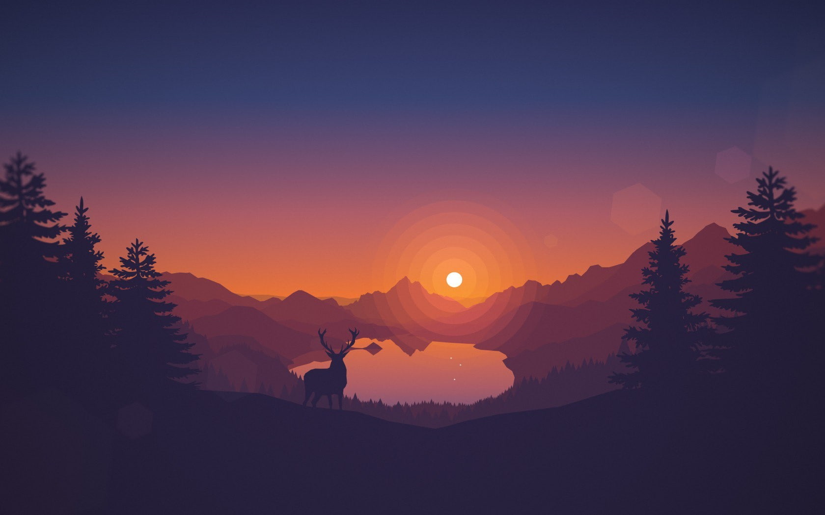deer, 720P, Firewatch, HD Wallpaper