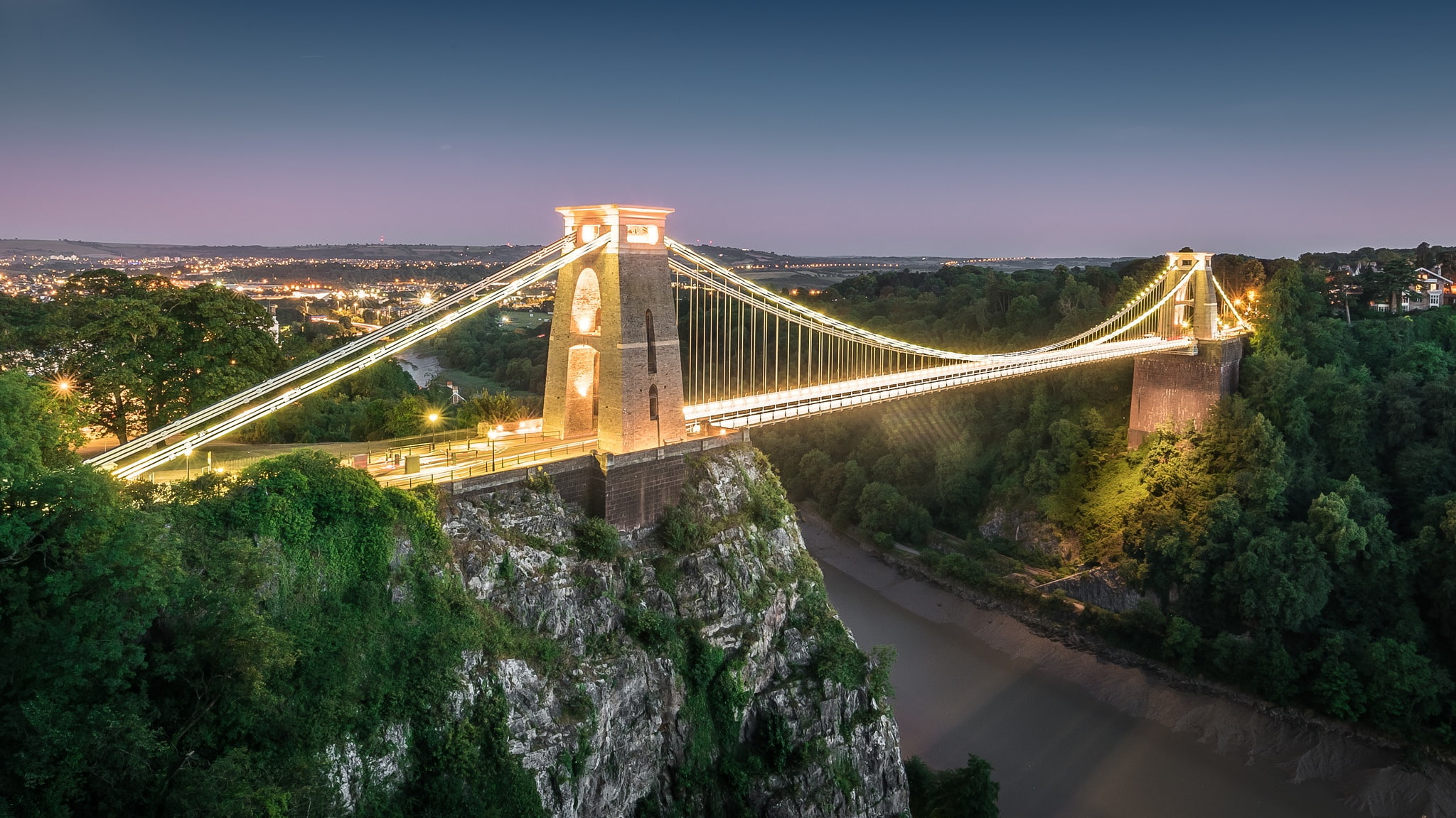 Bristol, 1080P, bridge, England, HD Wallpaper
