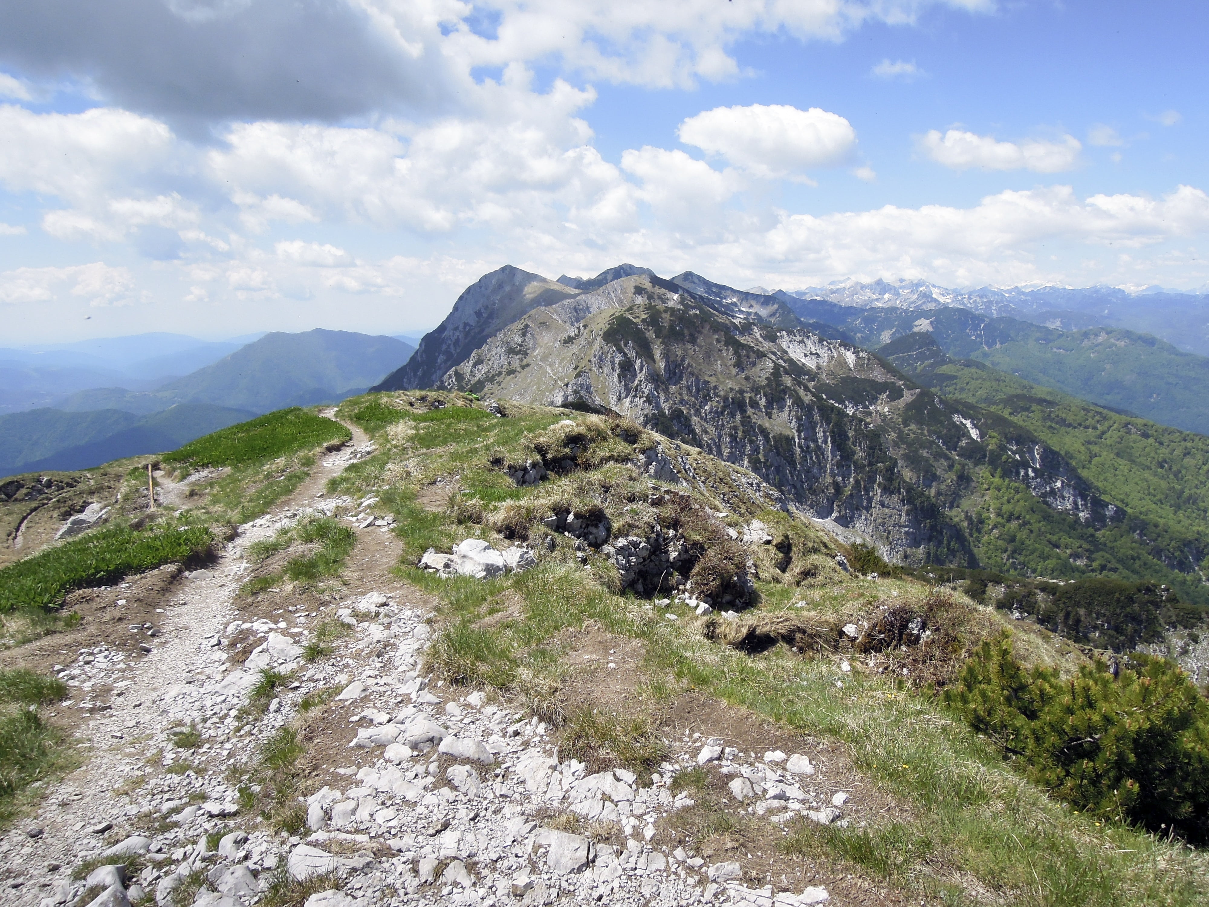 sky, mountain range, rock, scenics - nature, alpine, europe, land, cloud - sky, environment, tranquility, outdoors, remote, slovenia, mountain peak, nature, HD Wallpaper