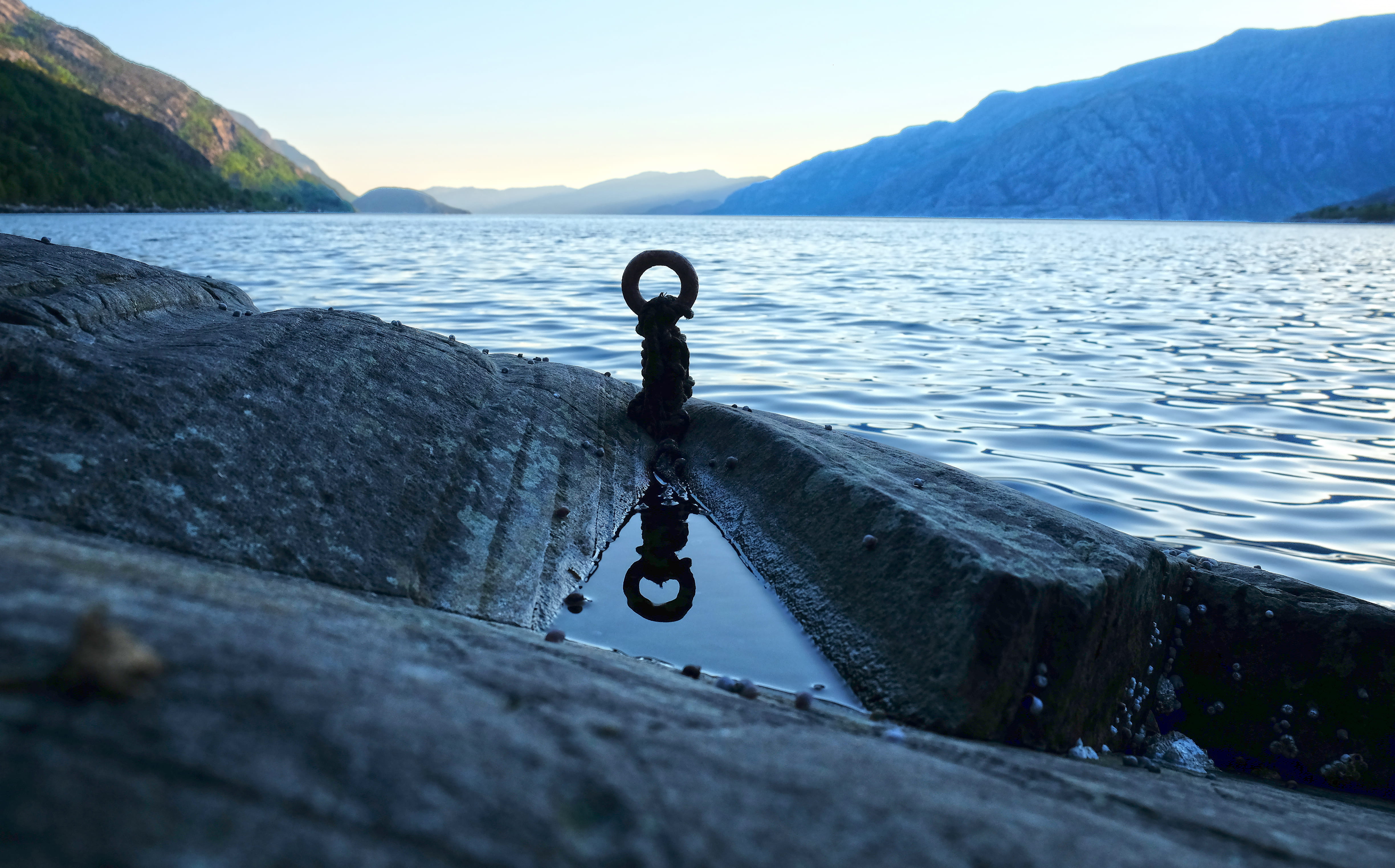 close-up, no people, rippled, sky, 4K, water, lake, vingen, tranquility, metal, non-urban scene, tranquil scene, day, norway, outdoors, nature, fjord, HD Wallpaper