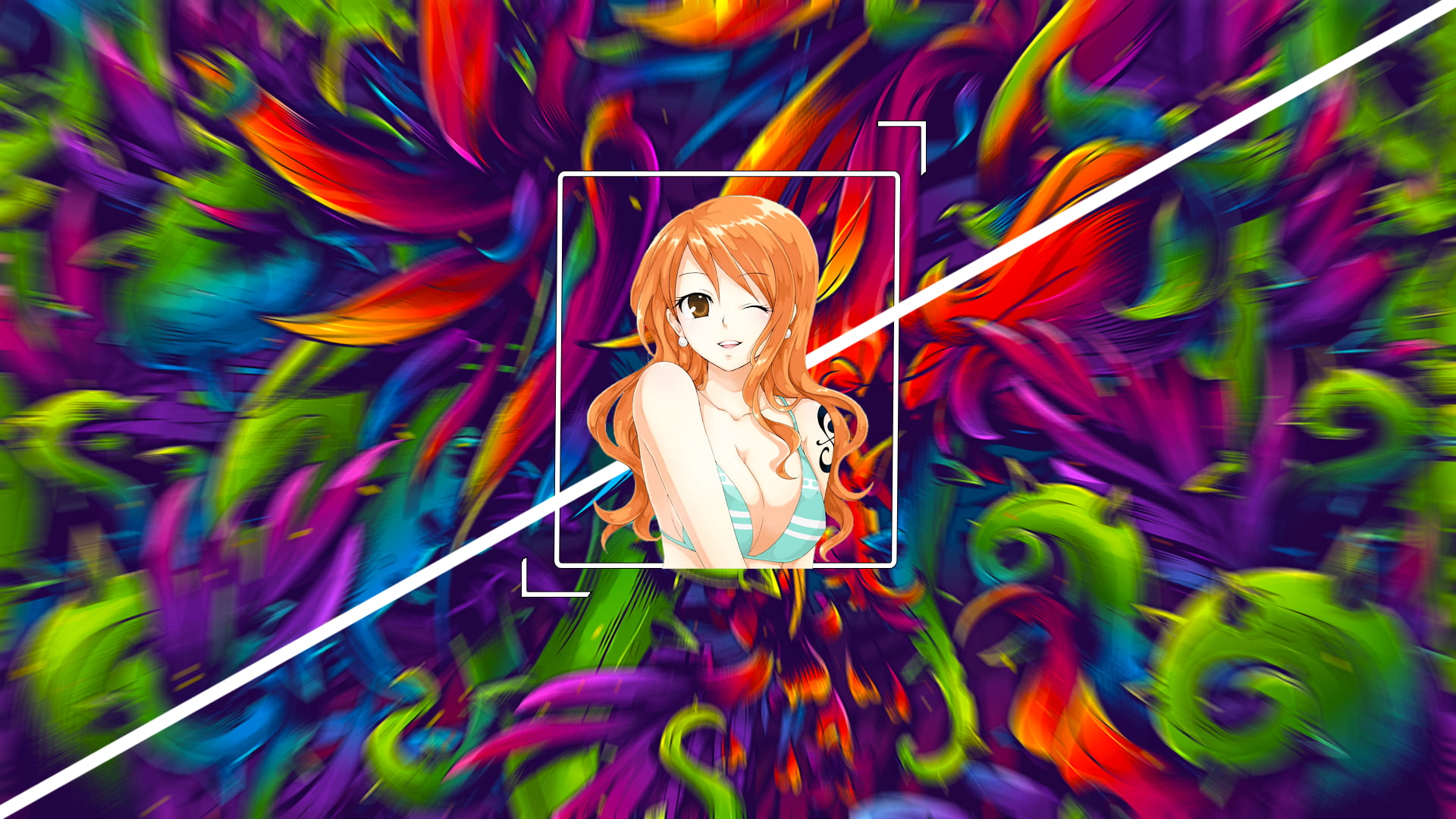 Nami, @onepiece, 1080P, picture-in-picture, HD Wallpaper