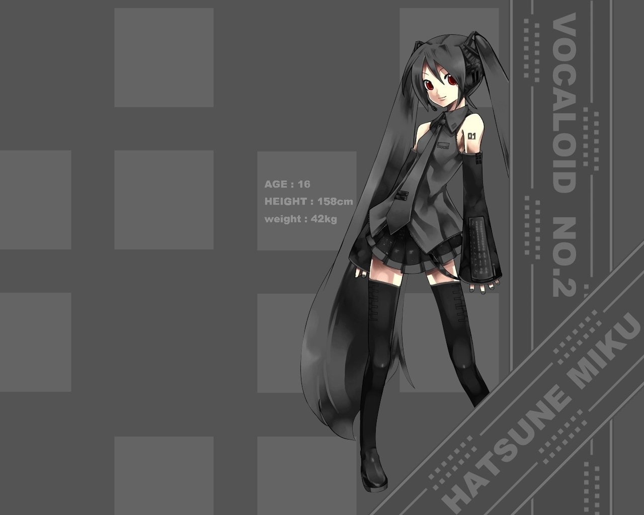 720P, Vocaloid, Zatsune Miku, Anime, HD Wallpaper