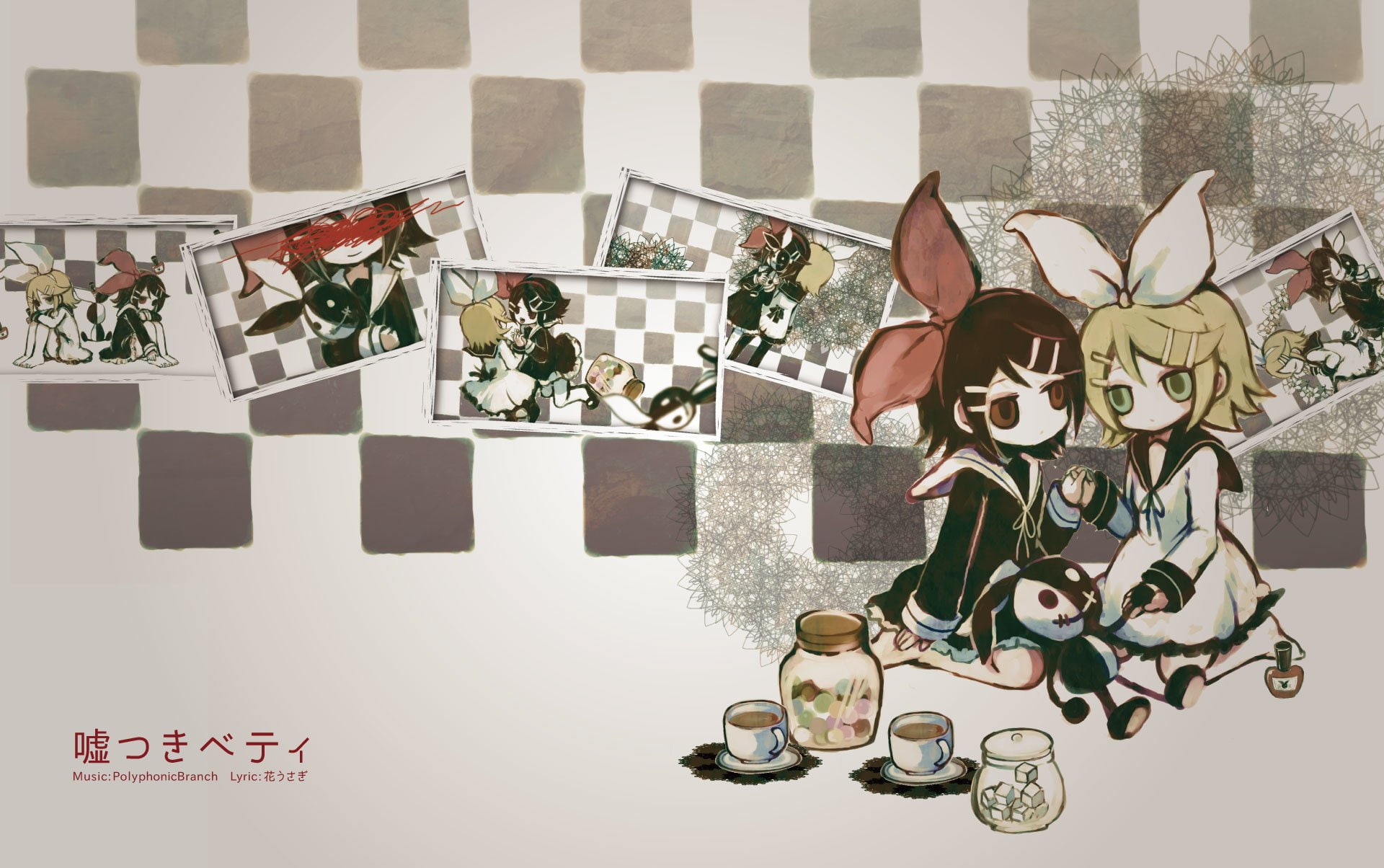 Anime, Rin Kagamine, 1080P, Zatsune Miku, Vocaloid, HD Wallpaper