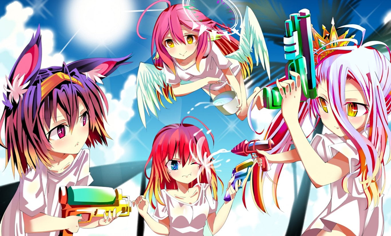 Izuna Hatsuse, focus on foreground, 720P, toy, multi colored, day, creativity, Anime, male likeness, celebration, craft, large group of objects, No Game No Life, HD Wallpaper