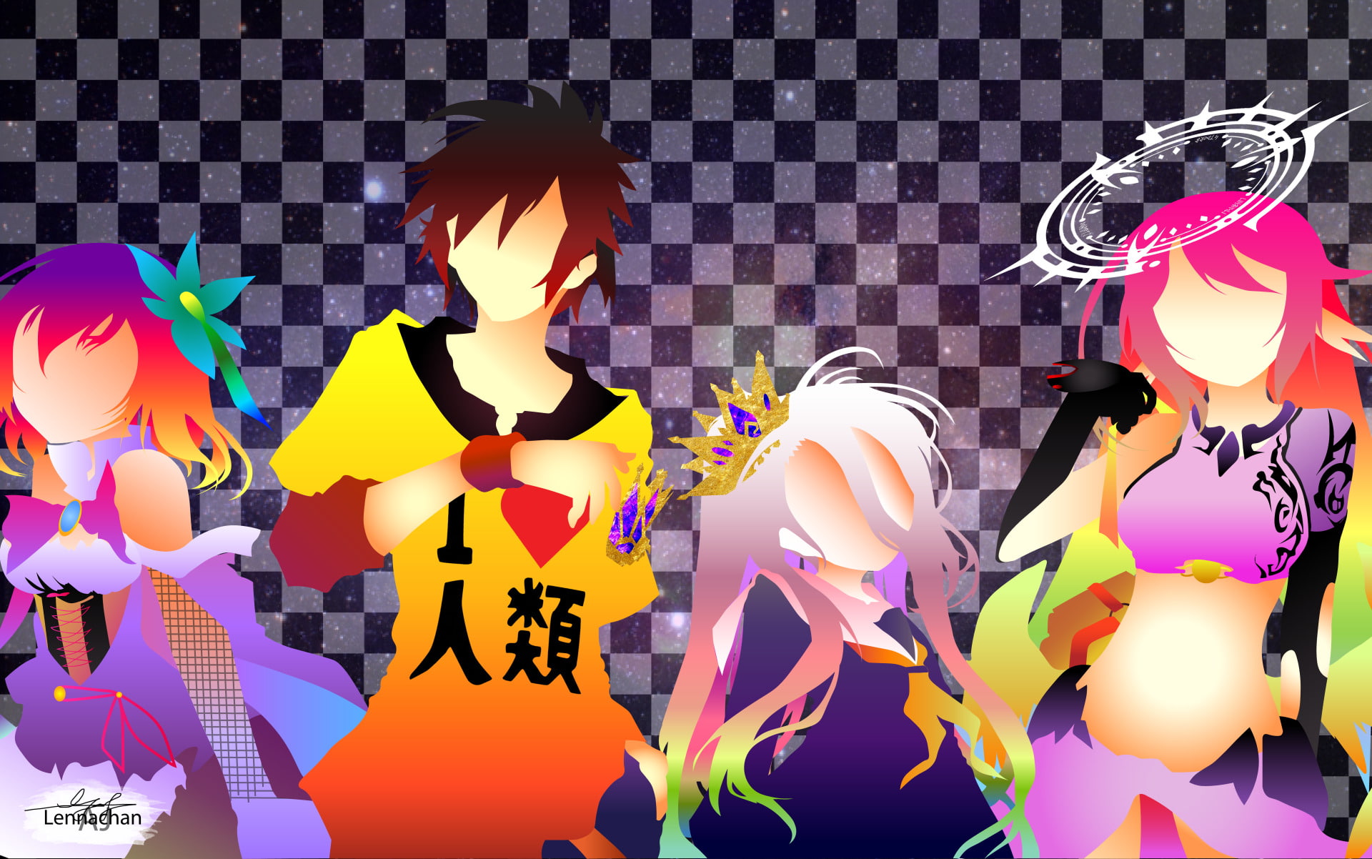 business, No Game No Life, indoors, adult, males, Sora (No Game No Life), Jibril (No Game No Life), celebration, festival, connection, men, group of people, HD Wallpaper