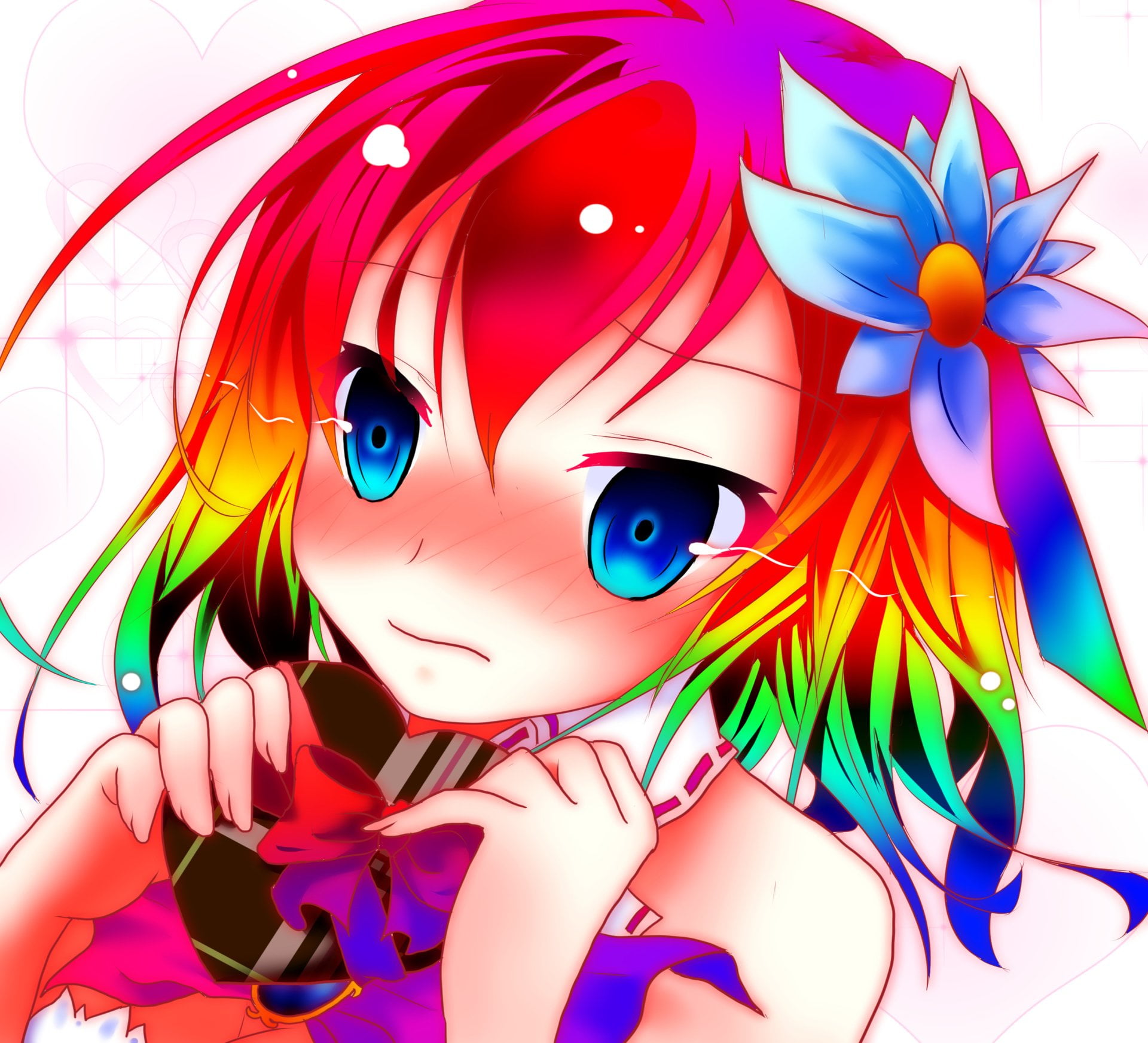 Anime, toy, multi colored, representation, still life, hair, female likeness, hairstyle, Stephanie Dola, indoors, 1080P, no people, creativity, day, close-up, HD Wallpaper