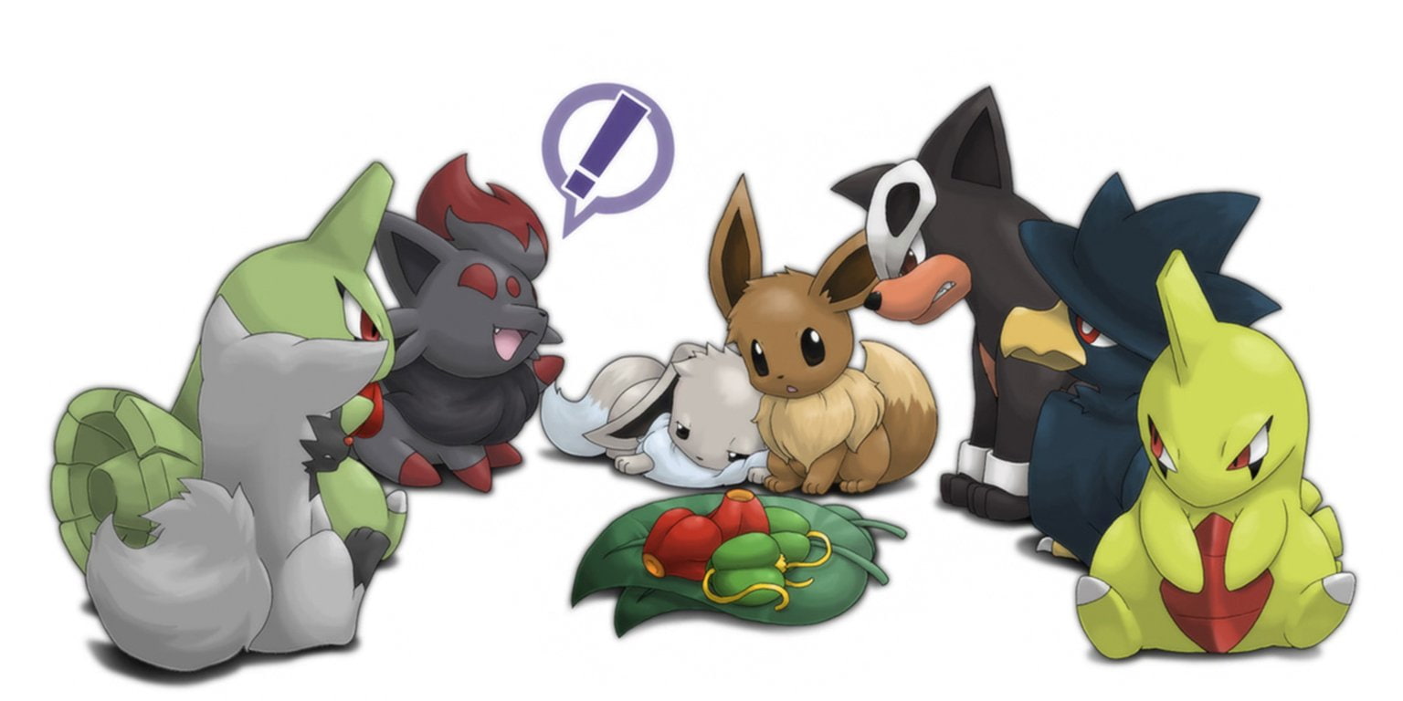 white background, easter, animal representation, white color, Zorua (Pokémon), Pokémon, celebration, no people, domestic animals, Eevee (Pokémon), indoors, HD Wallpaper