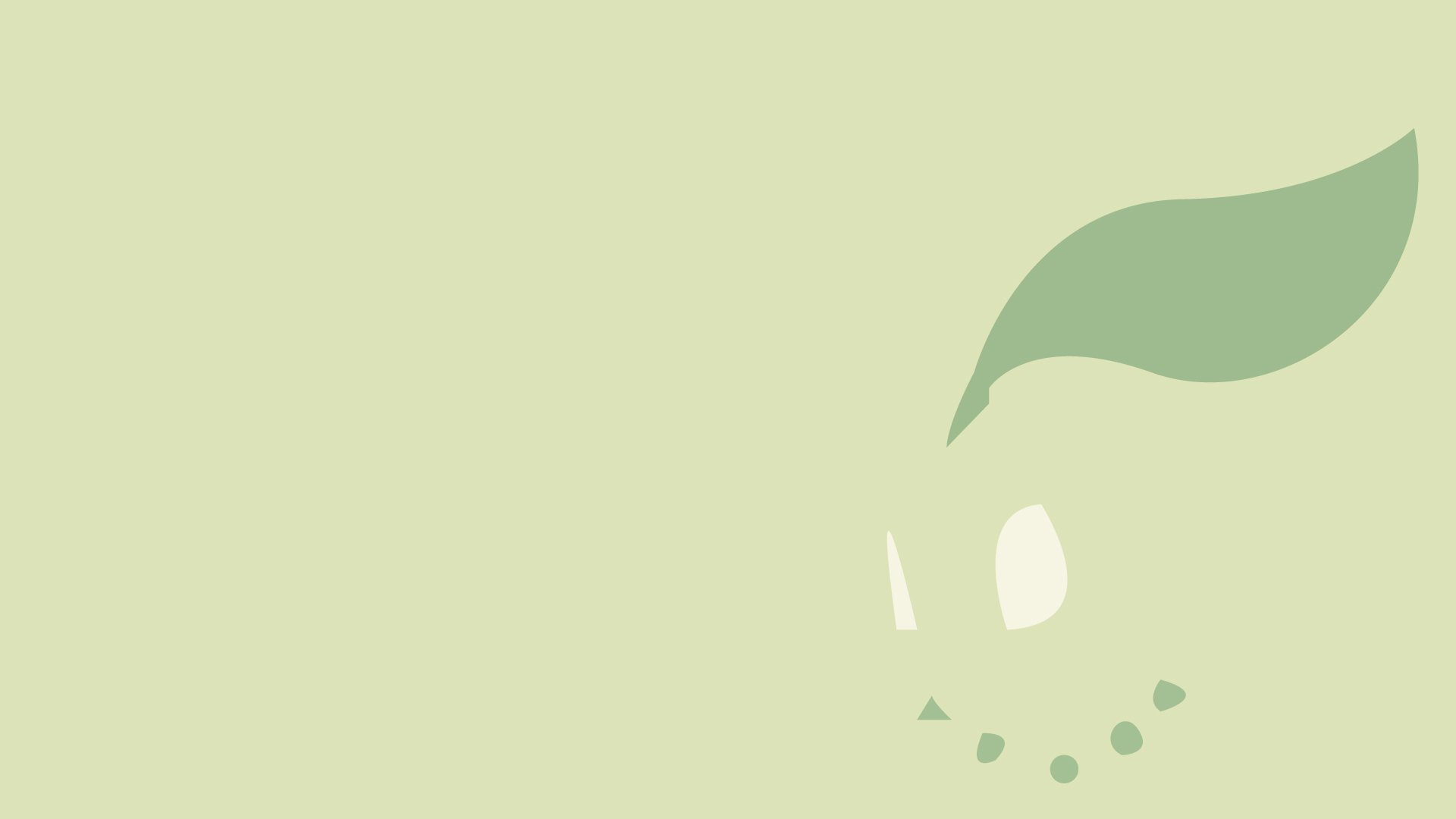 Pokémon, Chikorita (Pokémon), 1080P, Starter Pokemon, Grass Pokémon, HD Wallpaper