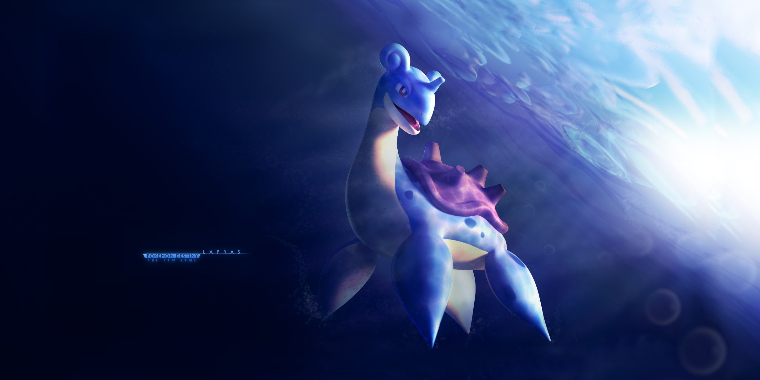 video games, 1080P, Lapras, underwater, Pokémon, HD Wallpaper