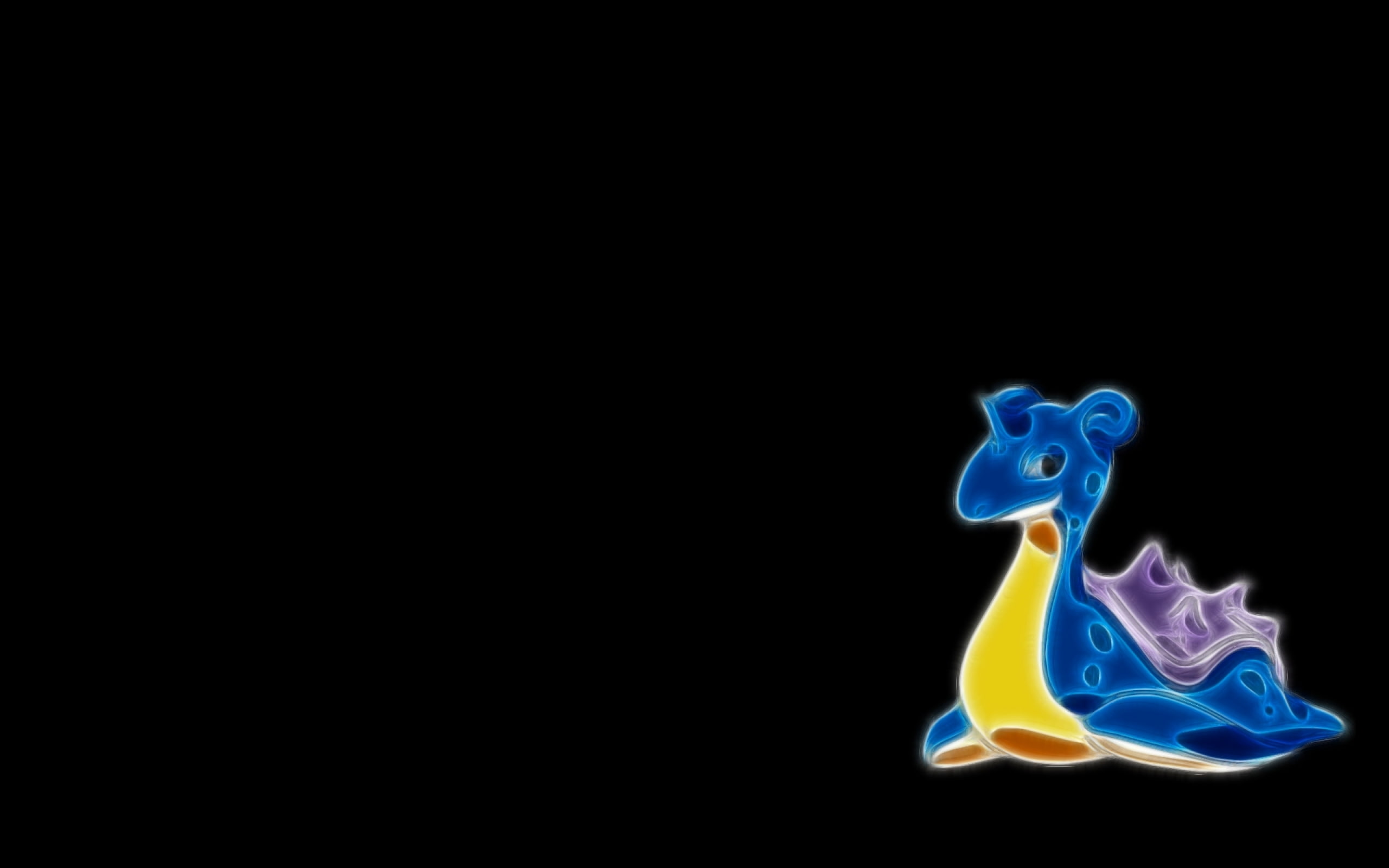 background, 2K, lapras, black background, anime, black, HD Wallpaper