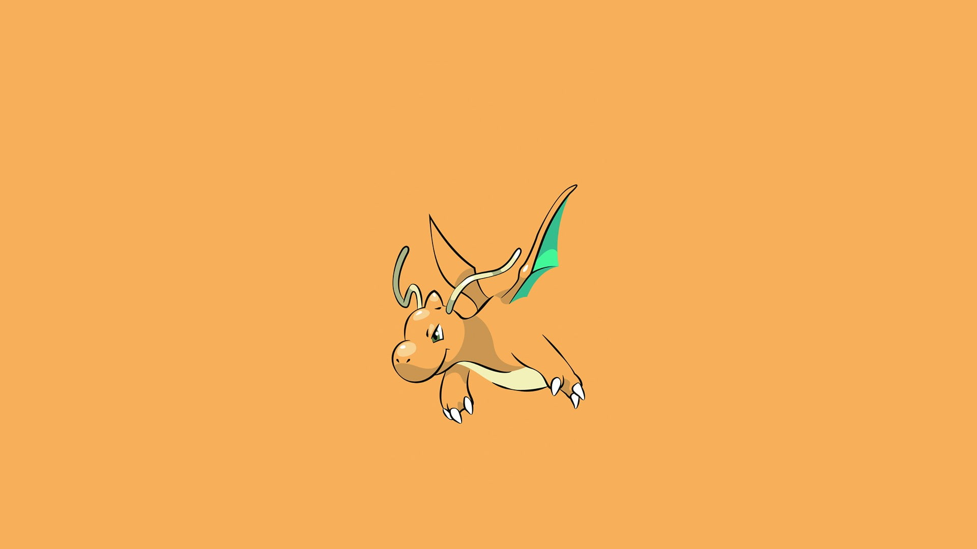 Pokémon, 1080P, Dragonite, HD Wallpaper