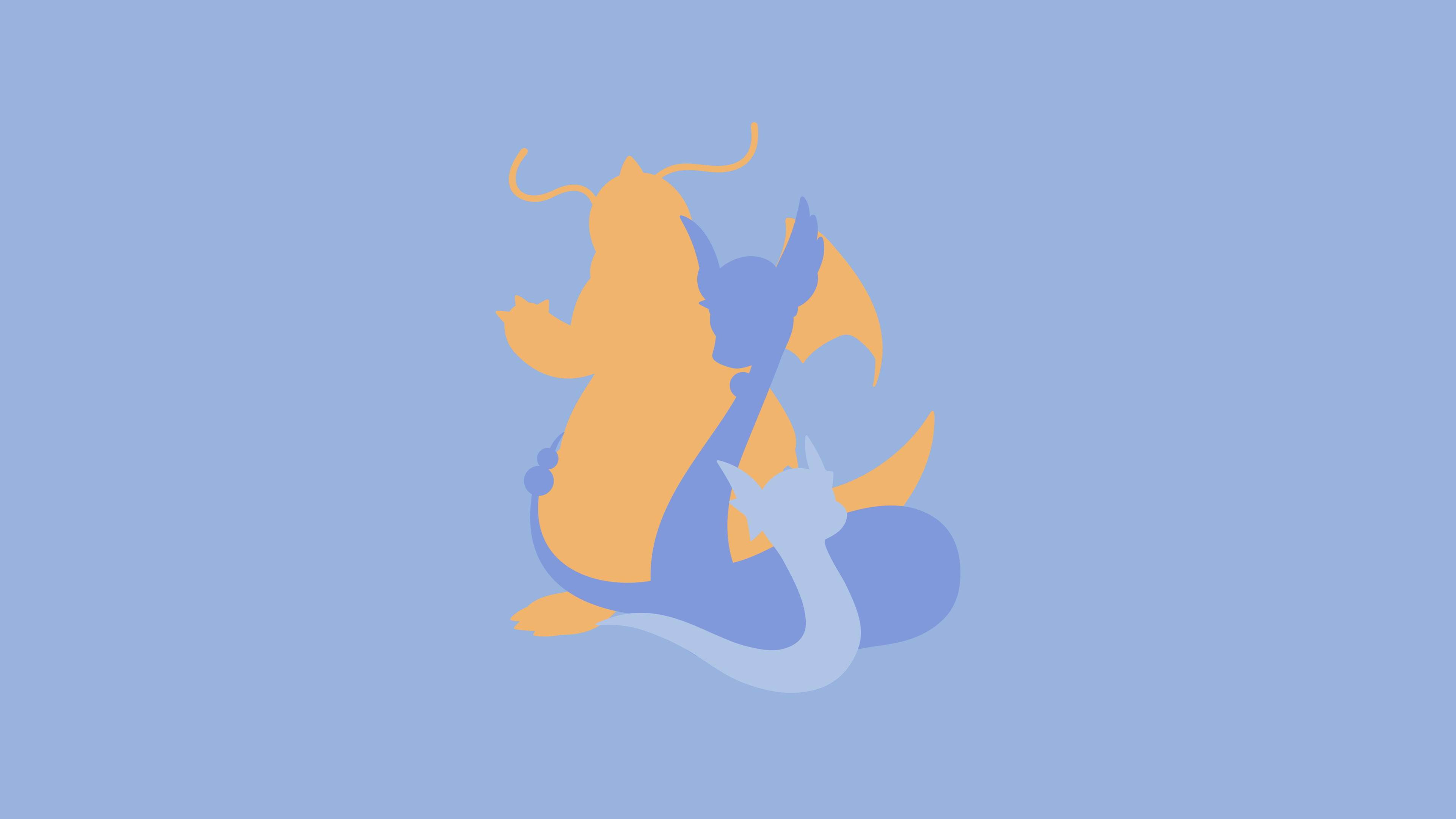 Pokémon, 4K, Dragonite (Pokémon), Dragonair (Pokémon), Dratini (Pokémon), HD Wallpaper