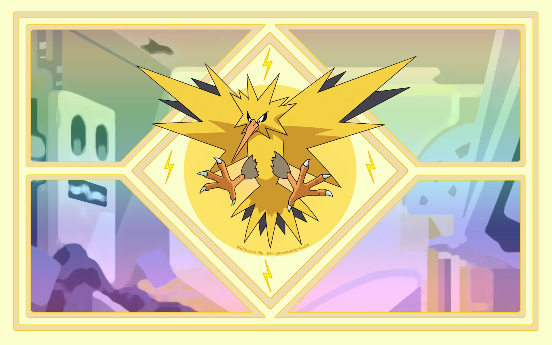 1080P, Pokémon, Zapdos (Pokémon), HD Wallpaper