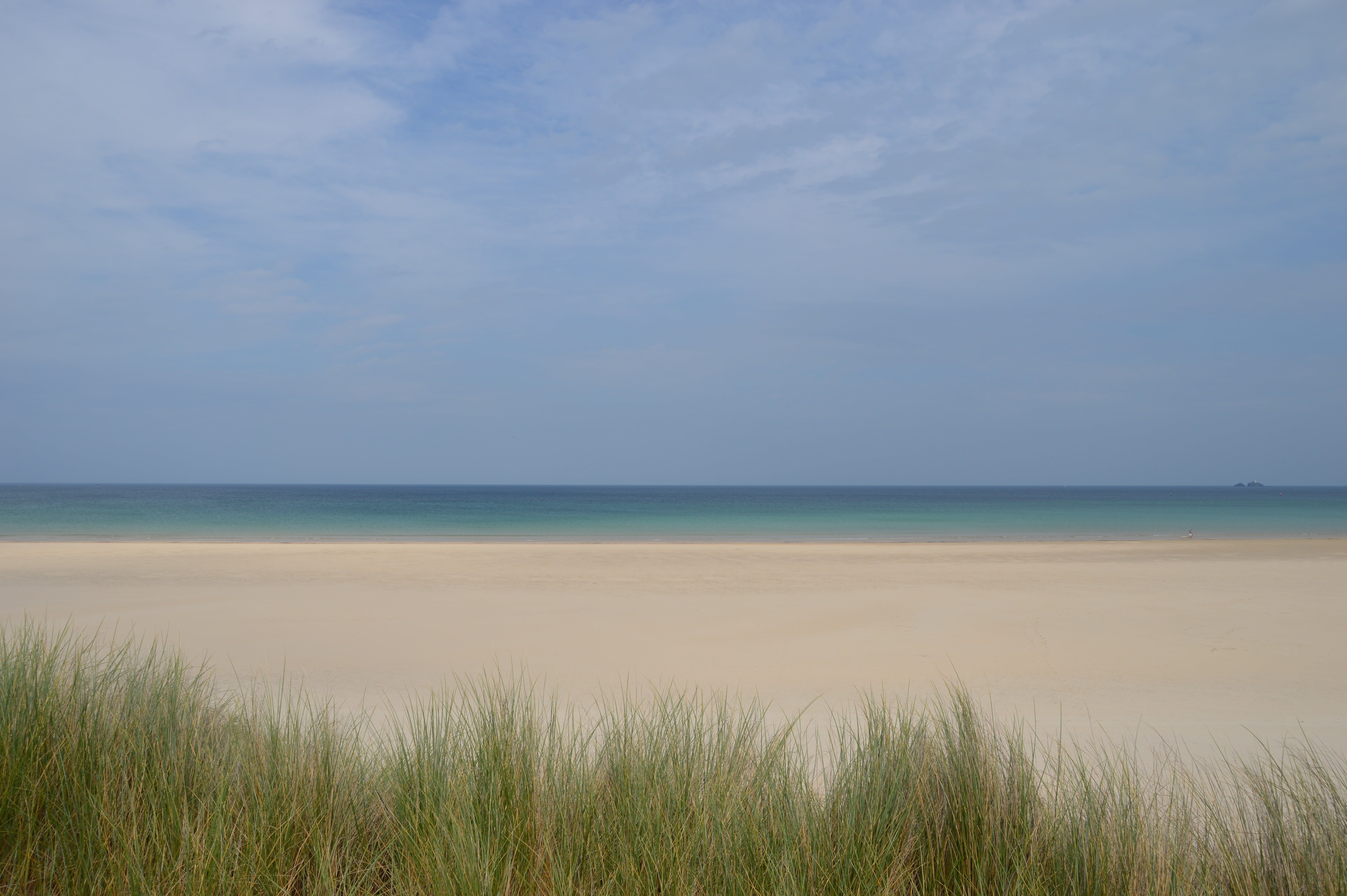 reeds, sea, grass, tranquil scene, landmark, house, nature, scenics - nature, maritime, dramatic, signal, hayle, rock, tranquility, body, beauty in nature, HD Wallpaper