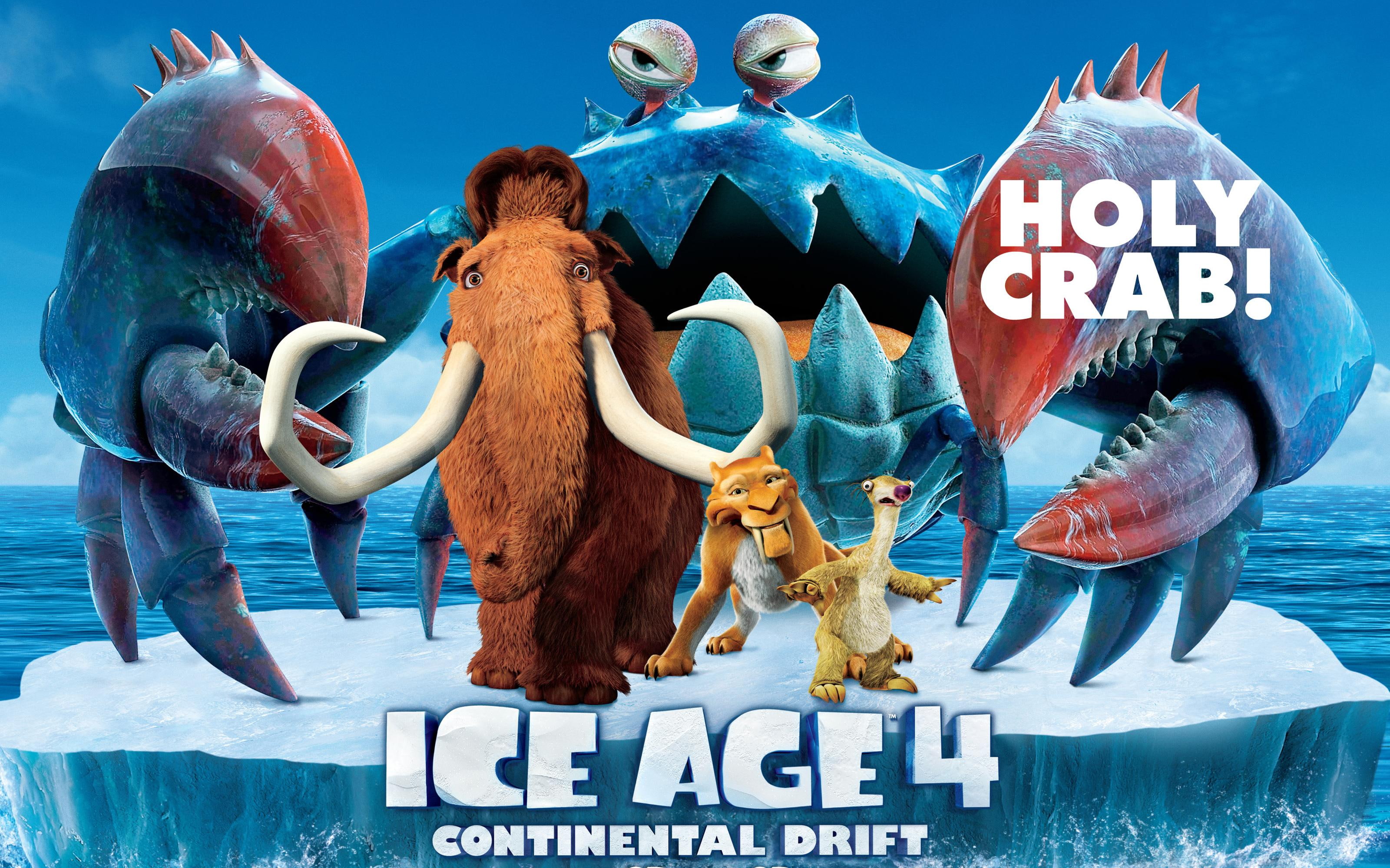 continental, 2K, drift, movies, poster, ice, age, 2012, movie, HD Wallpaper
