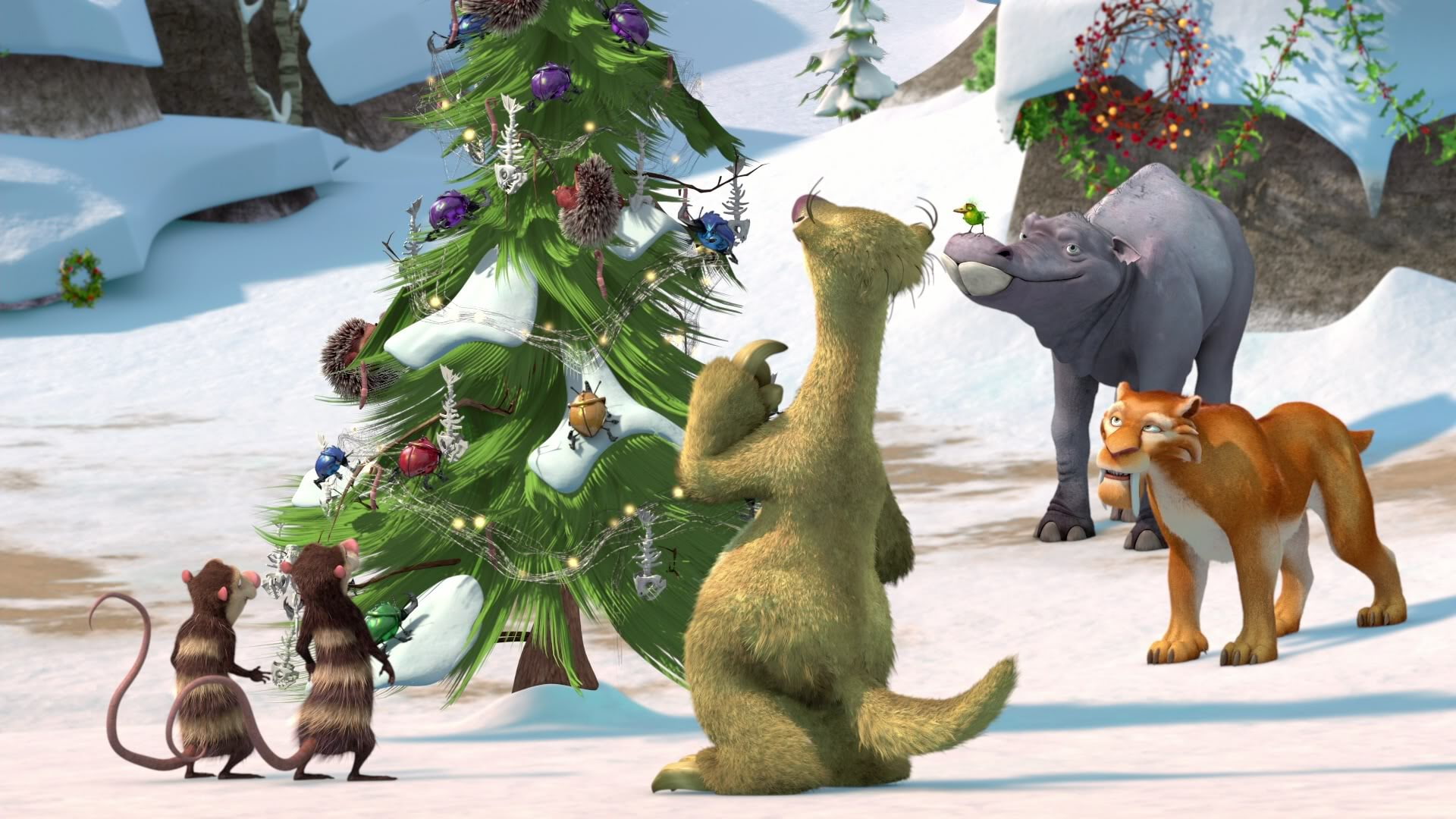 movie, christmas, age, mammoth, 1080P, ice, HD Wallpaper