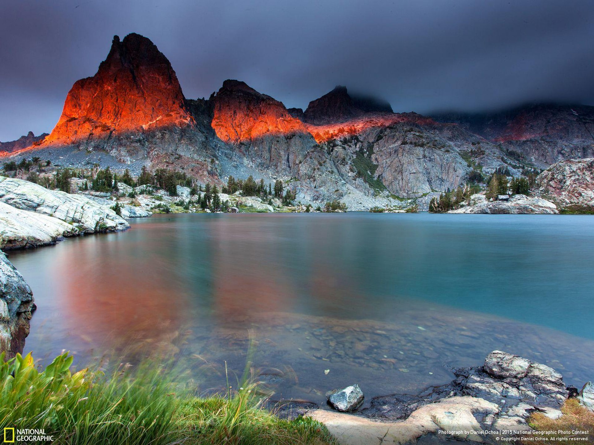 water, mammoth, nature, lake, beauty in nature, travel destinations, no people, lakes, landscape, 1080P, rock - object, tranquility, sky, reflection, outdoors, HD Wallpaper