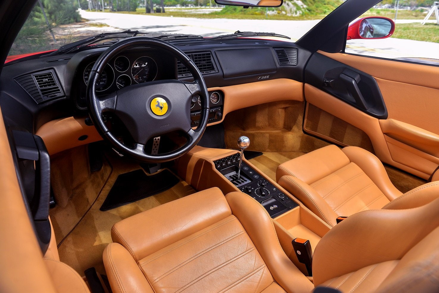 f355, cars, 1994, ferrari, us-spec, 720P, gts, red, 1999, HD Wallpaper