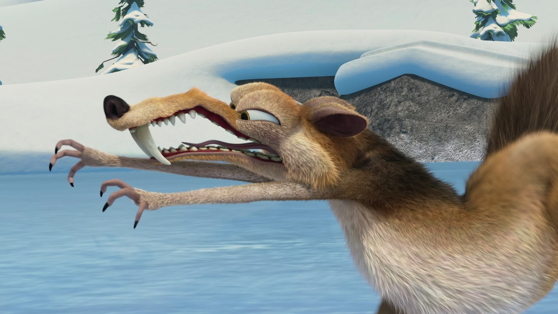 mammoth, movie, age, 1080P, christmas, ice, HD Wallpaper