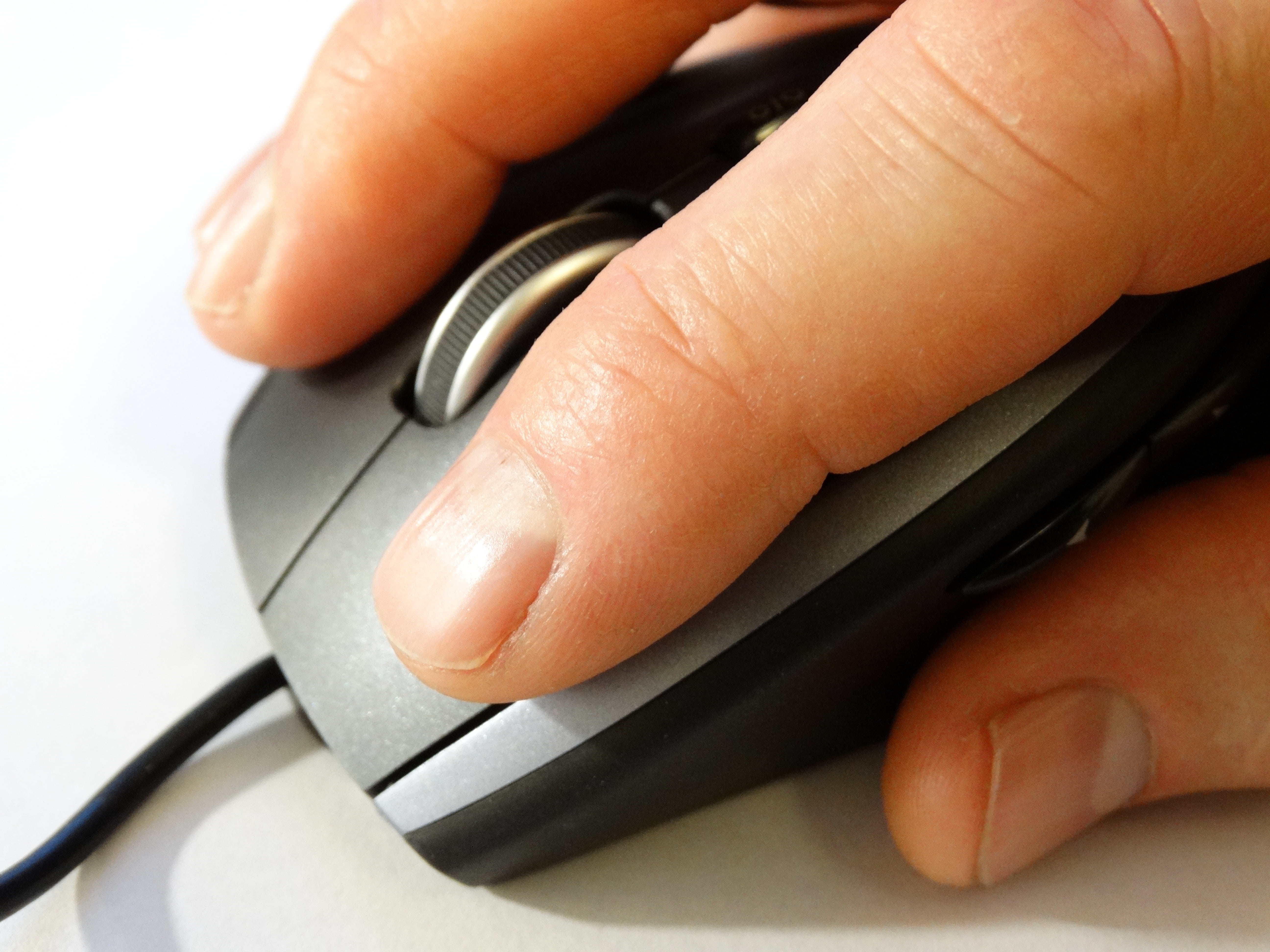 indoors, human Finger, close-up, healthy lifestyle, hand, input Device, corded, scrolling, people, healthcare and medicine, human body part, pc-mouse, human Hand, HD Wallpaper