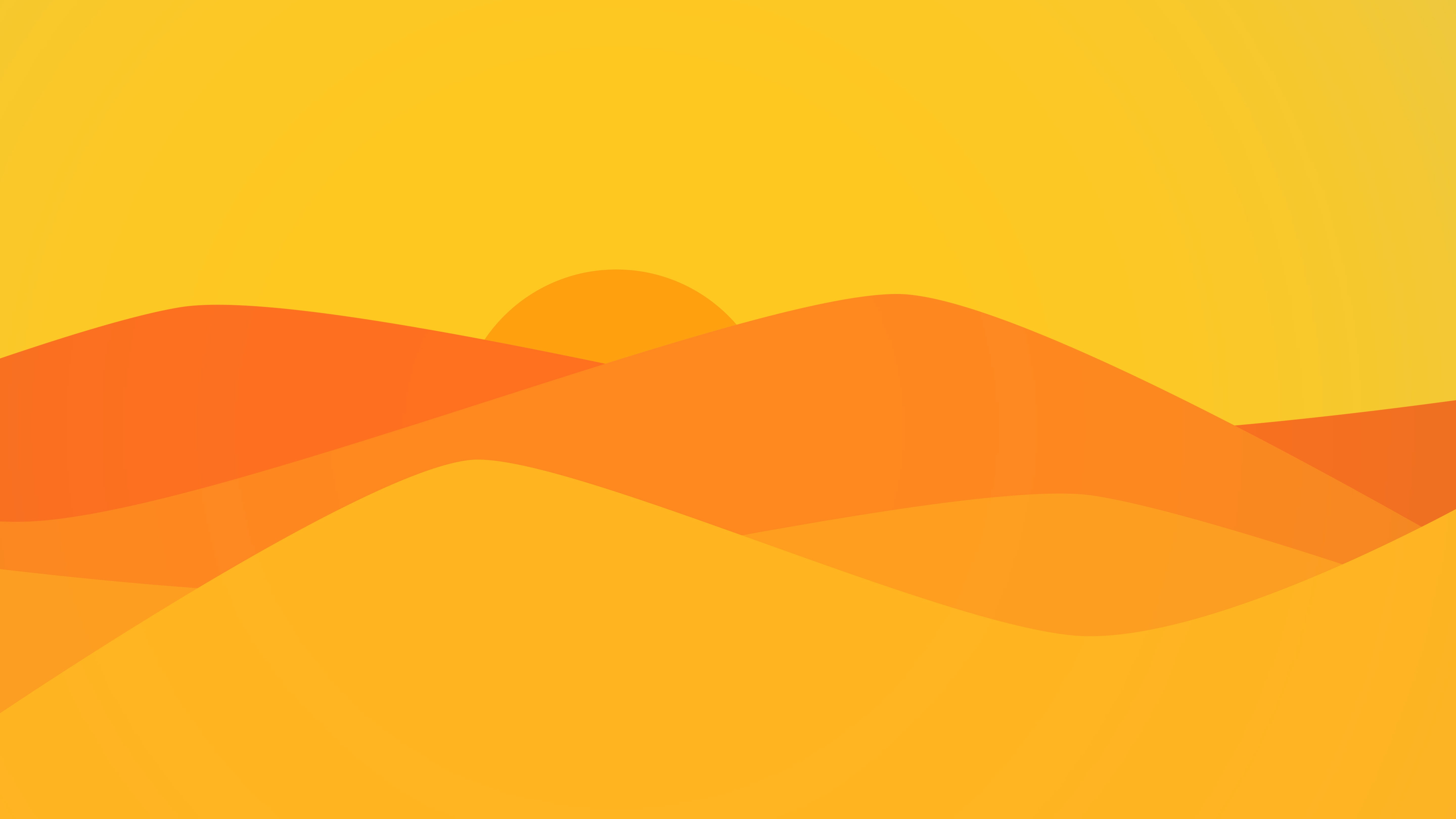 Artistic, Landscape, Desert, 5K, Minimalist, HD Wallpaper