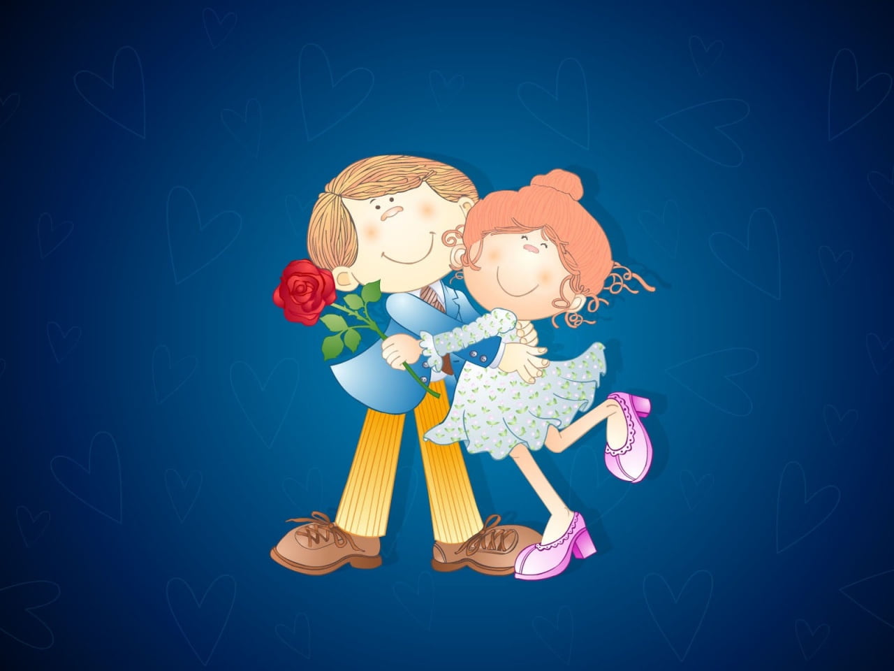 rose, girl, 720P, valentine, food, Love, dancing, toy, no people, representation, celebration, christmas, dance, colored background, human representation, HD Wallpaper