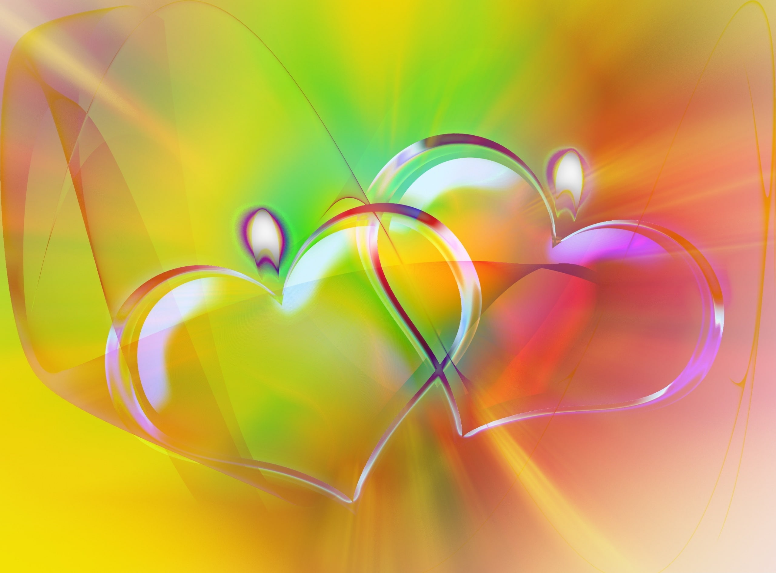 Relationship, positive emotion, extreme close-up, abstract backgrounds, yellow, 2K, light - natural phenomenon, nature, Aero, Colorful, Candle, rainbow, HD Wallpaper
