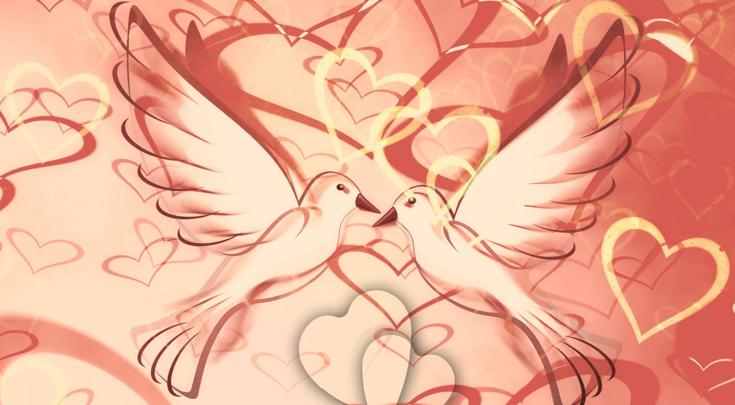 backgrounds, Holidays, Arrangement, directly above, Many, design, Valentines Day, indoors, 1080P, Kiss, valentinesday, Heart, lovebirds, whispersweetnothings, HD Wallpaper