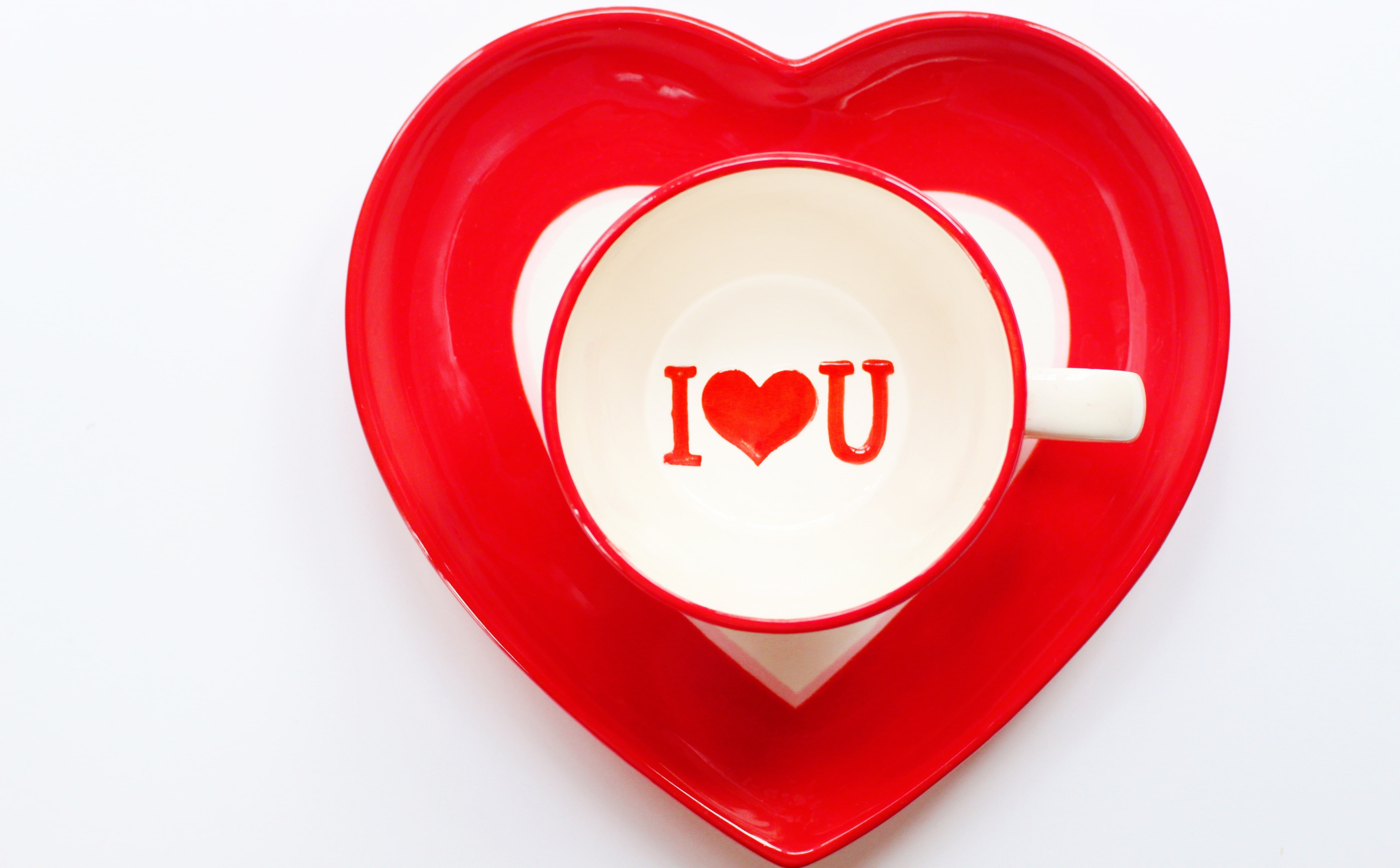 cut out, no people, ILoveU, valentinesday, close-up, white background, studio shot, Cute, message, sign, Love, valentines day - holiday, 2017, red, Valentines Day, HD Wallpaper