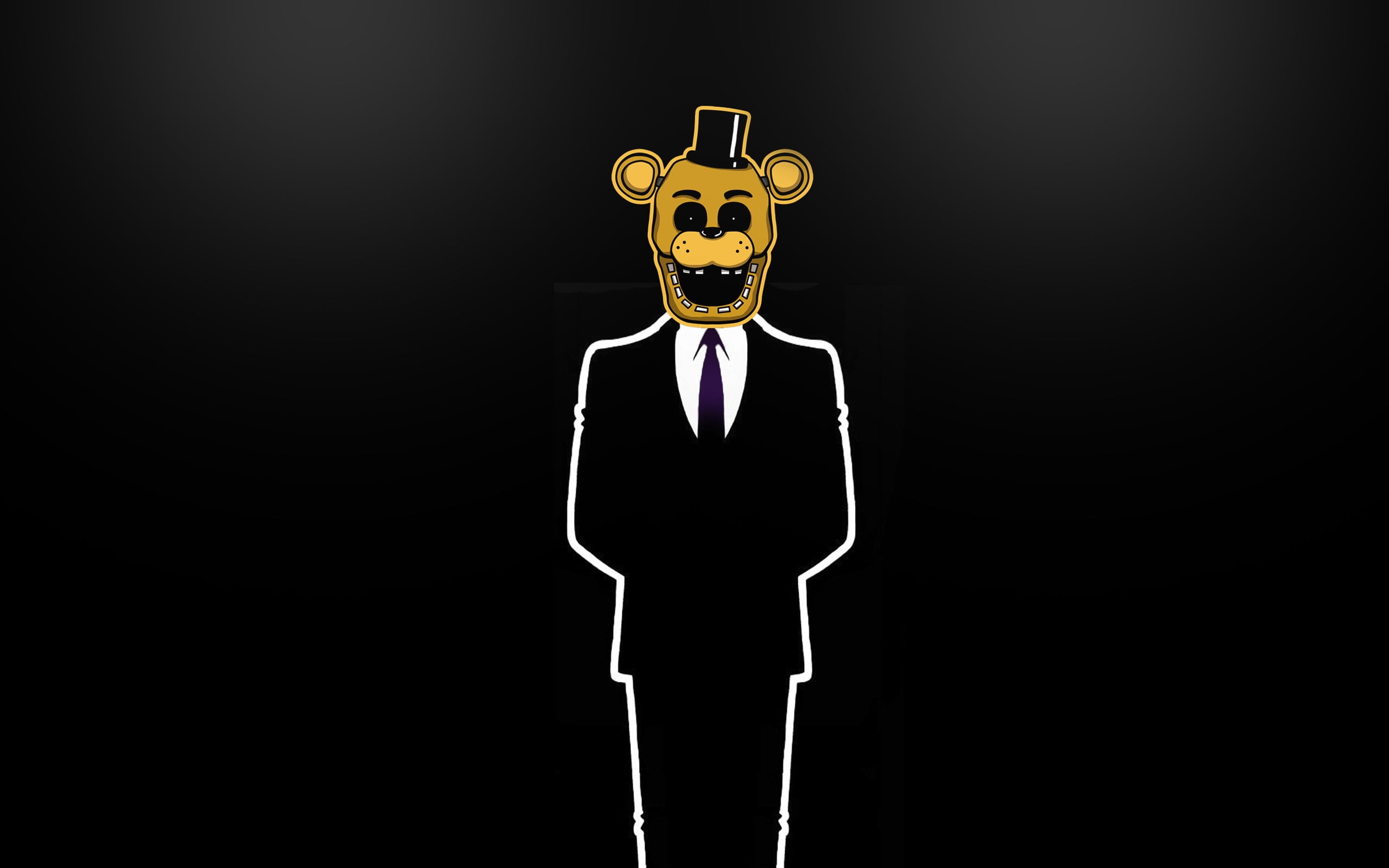 studio shot, one Person, three quarter length, adult, men, anthropomorphic, cheerful, business Person, creativity, art and craft, manager, #Gold Freddy, HD Wallpaper