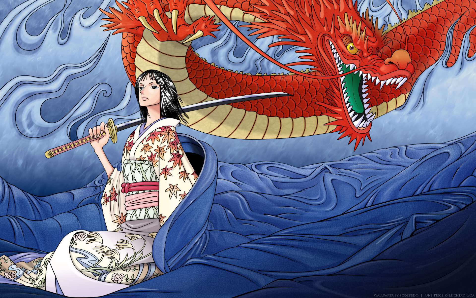 1080P, Anime, One Piece, Nico Robin, HD Wallpaper