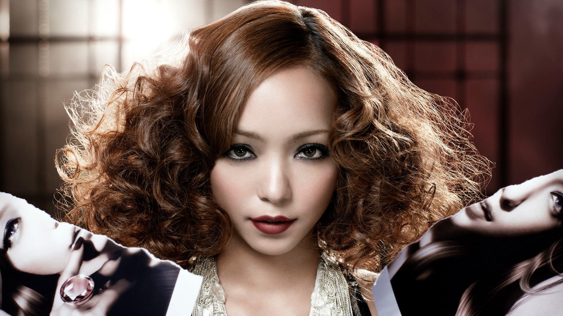 luxury, human hair, curly hair, real people, looking at camera, hair, adult, one person, Namie Amuro, long hair, headshot, young women, young adult, human face, HD Wallpaper