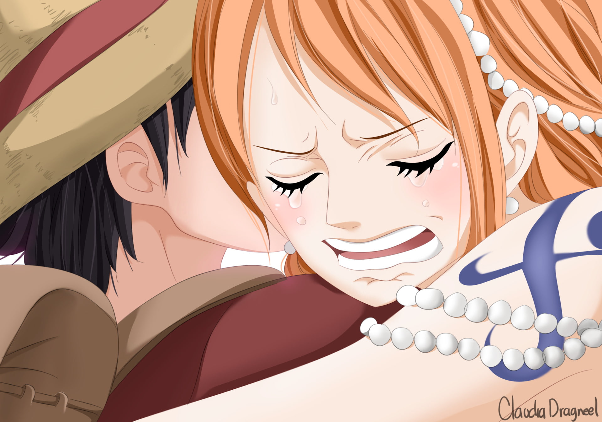 Monkey D. Luffy, 1080P, Anime, Nami (One Piece), One Piece, HD Wallpaper