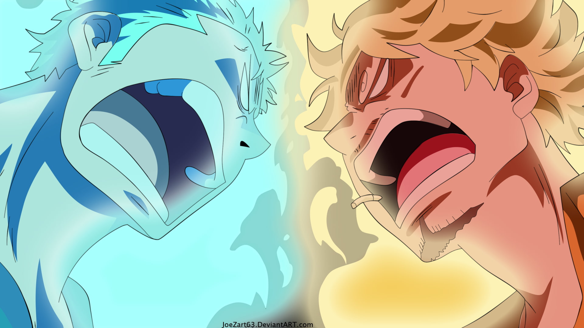 One Piece, 1080P, Sanji (One Piece), Zoro Roronoa, Anime, HD Wallpaper