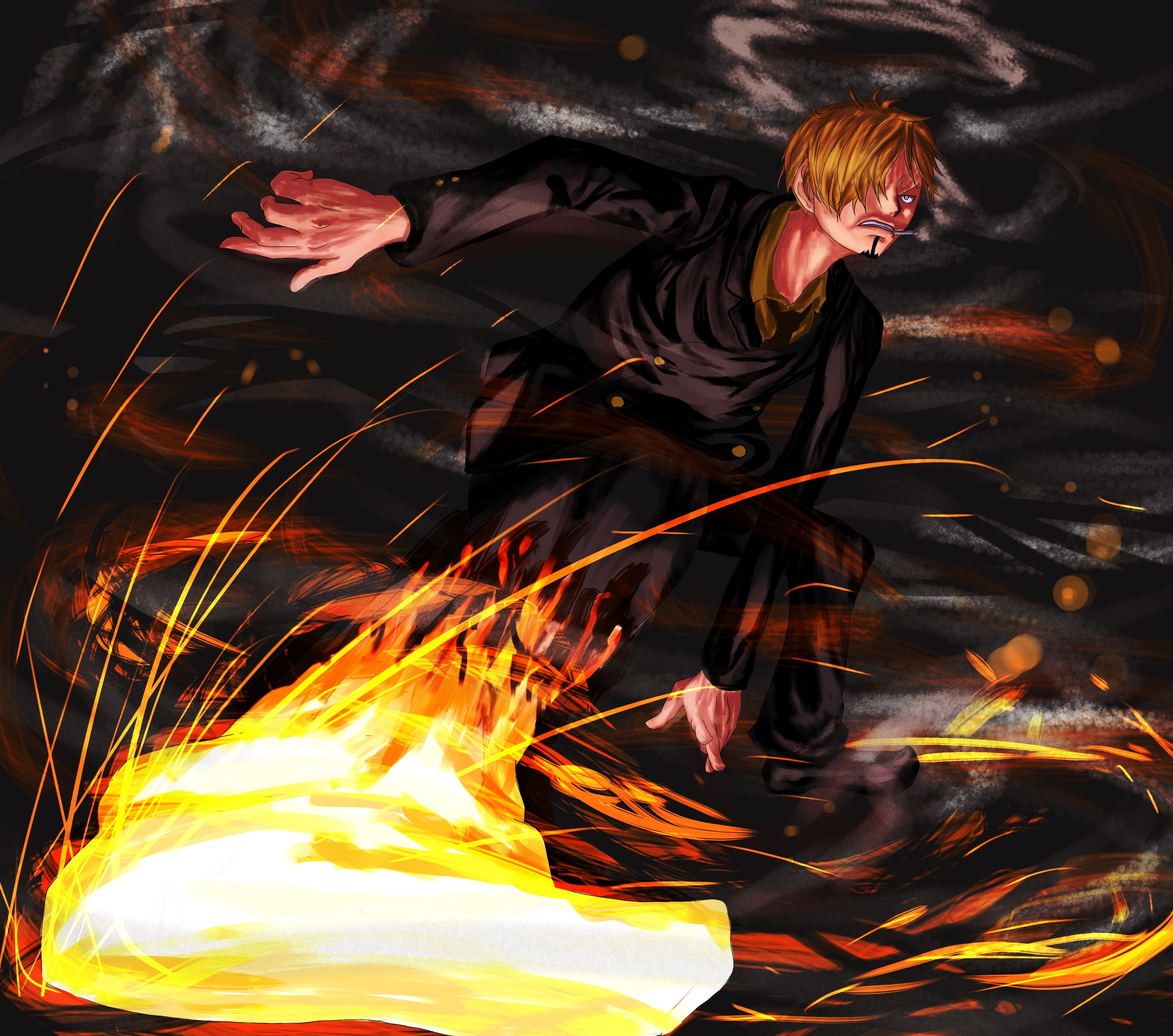 One Piece, 2K, Anime, Sanji (One Piece), HD Wallpaper