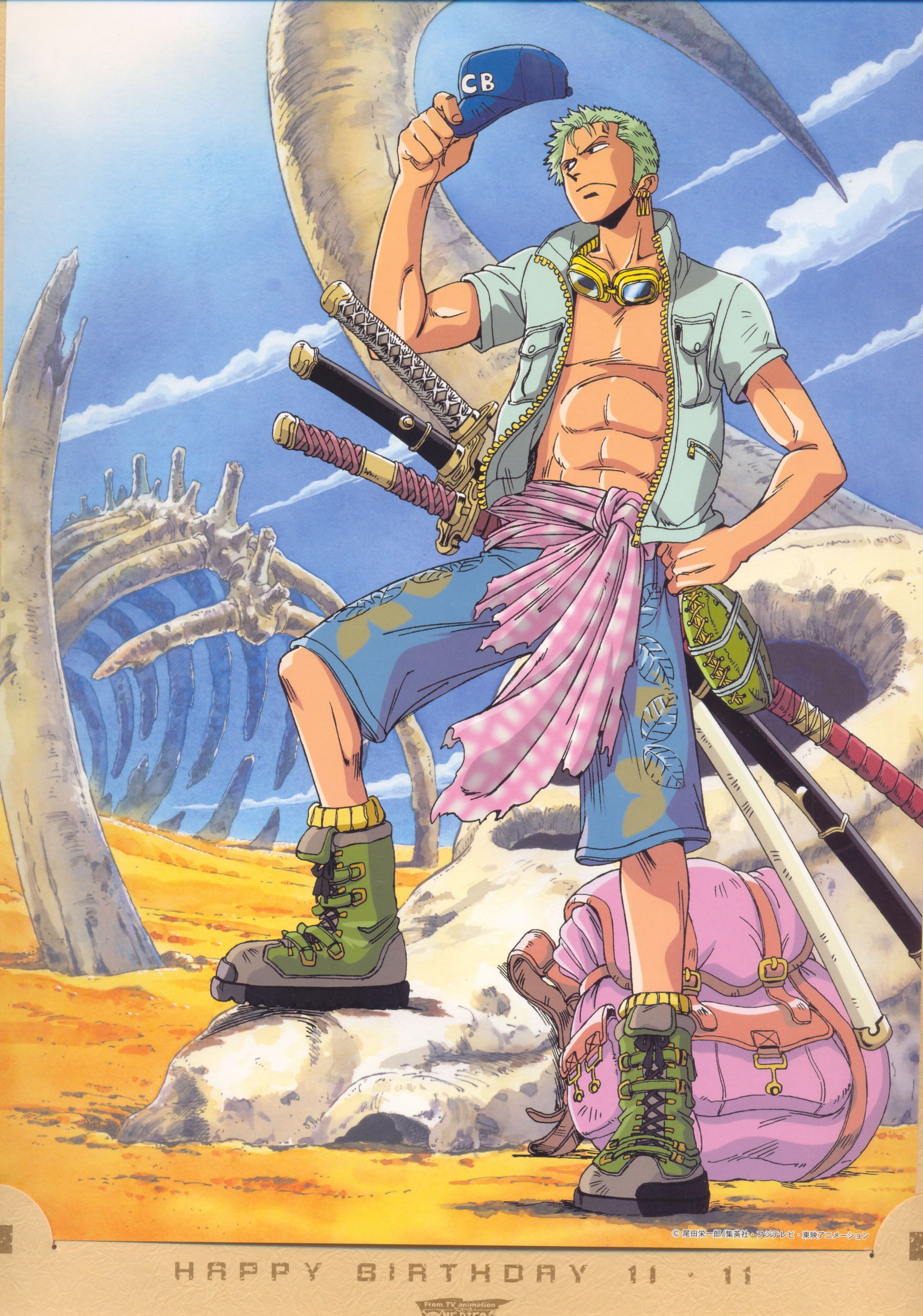 2K, male, character, roronoa, piece, zoro, anime, Phone HD Wallpaper