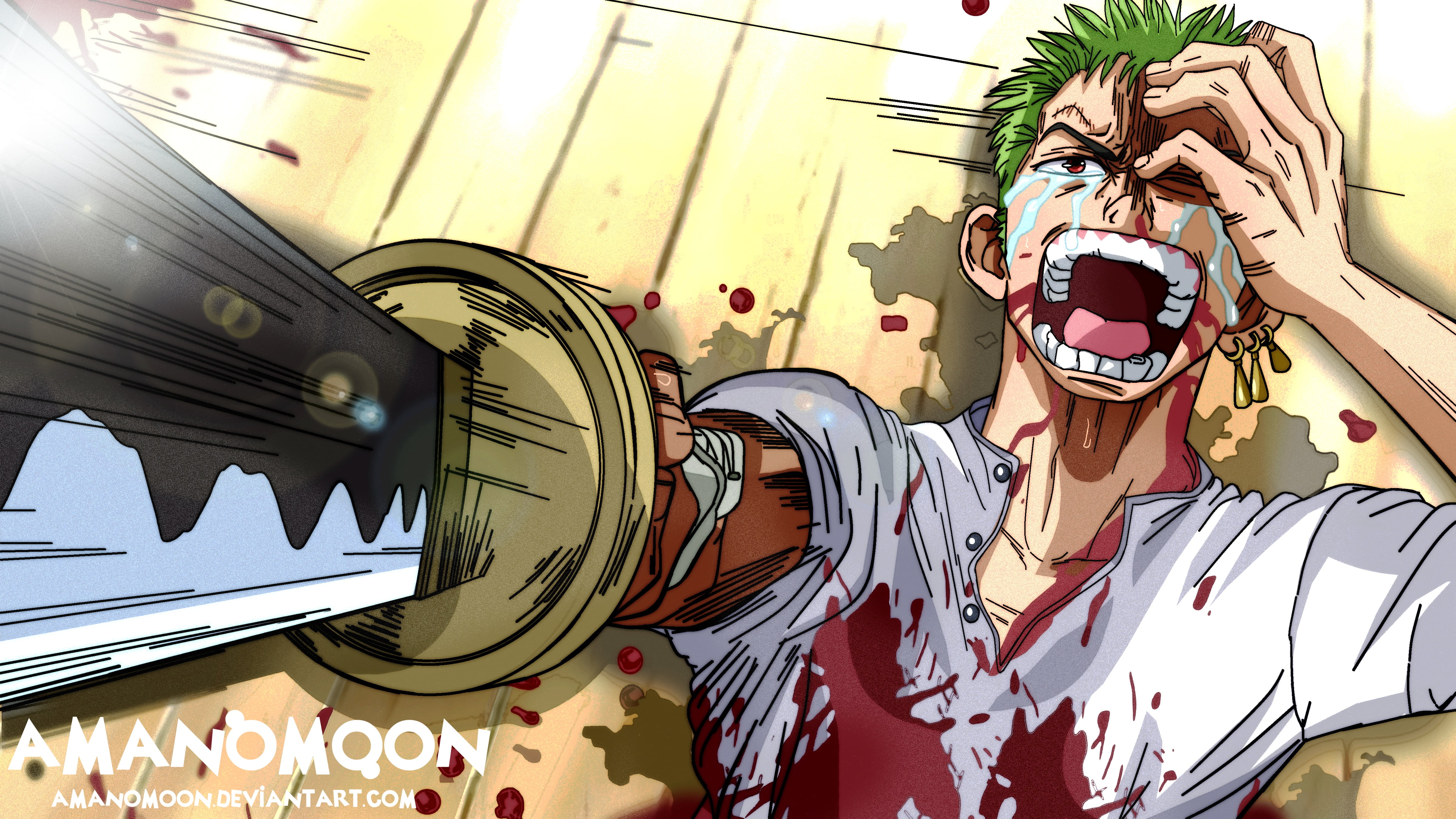 One Piece, Roronoa Zoro, 4K, HD Wallpaper