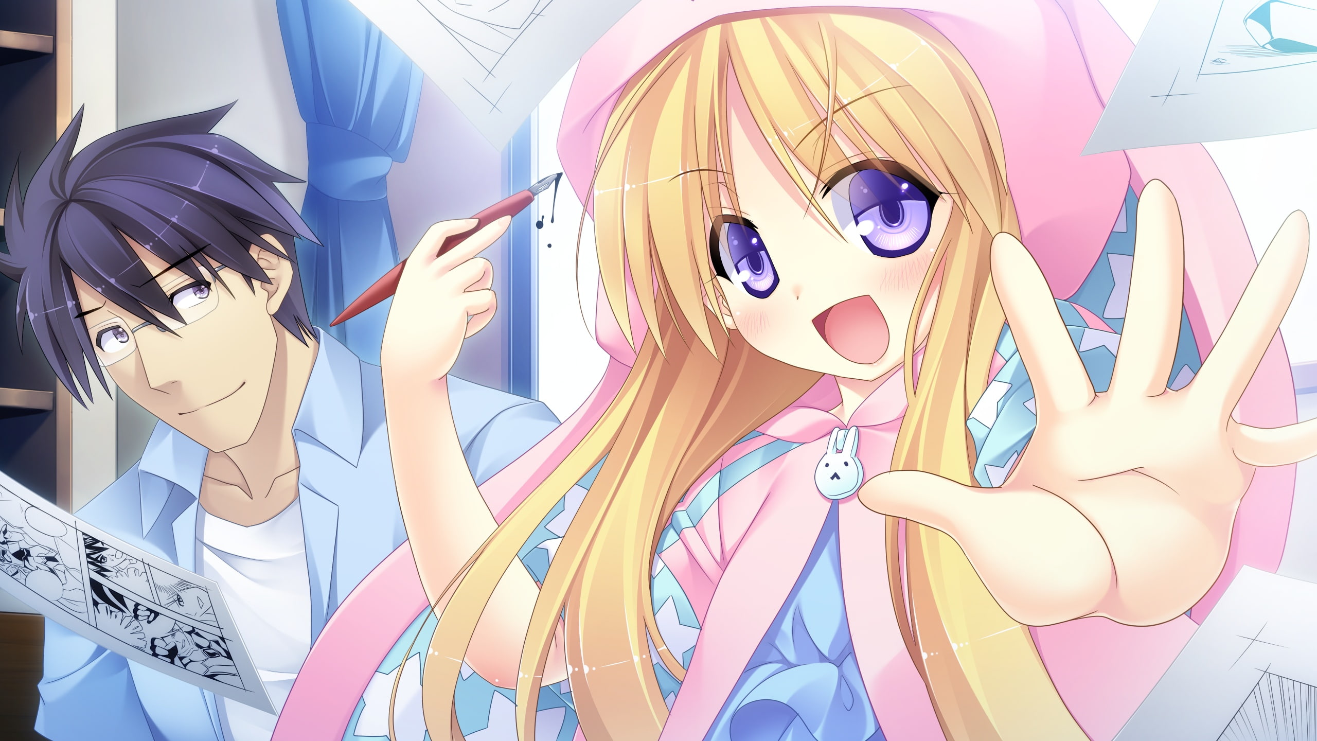 otama, otaku, mania, chikkoi, 2K, nakama, HD Wallpaper