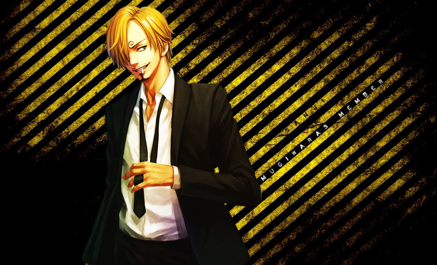 front view, Sanji, adult, well-dressed, business, Artistic, one person, women, suit, one, beauty, business person, striped, hair, mugiwara, young women, HD Wallpaper
