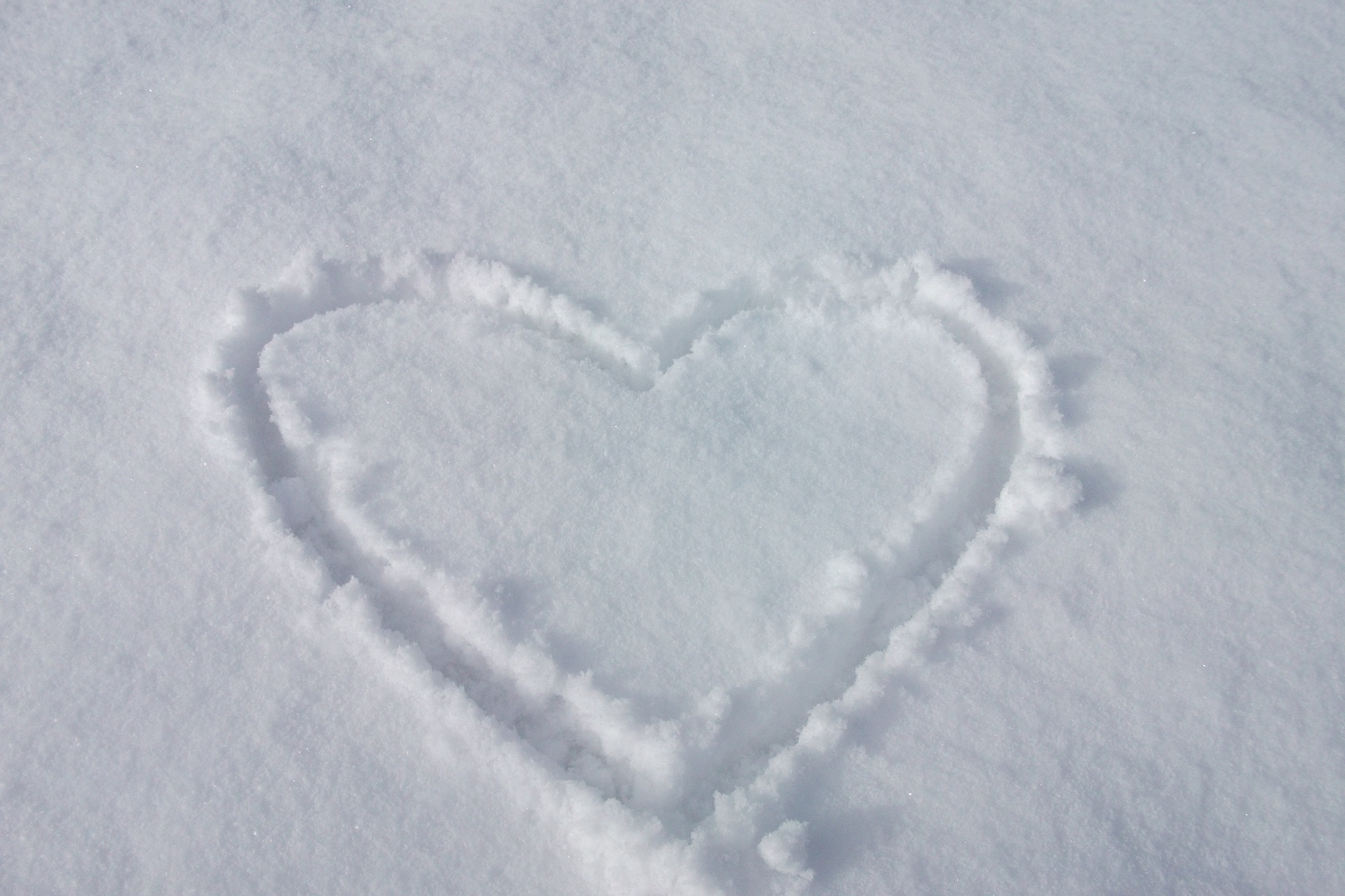 backgrounds, frozen, heart shape, ice pattern, white, blue, winter time, love, nature, purity, ice, snow heart, cold temperature, romance, positive emotion, HD Wallpaper