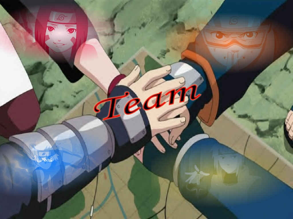 yondaime, hd, 480P, Kakashi, team, Rin, art, obito, anime, naruto, HD Wallpaper