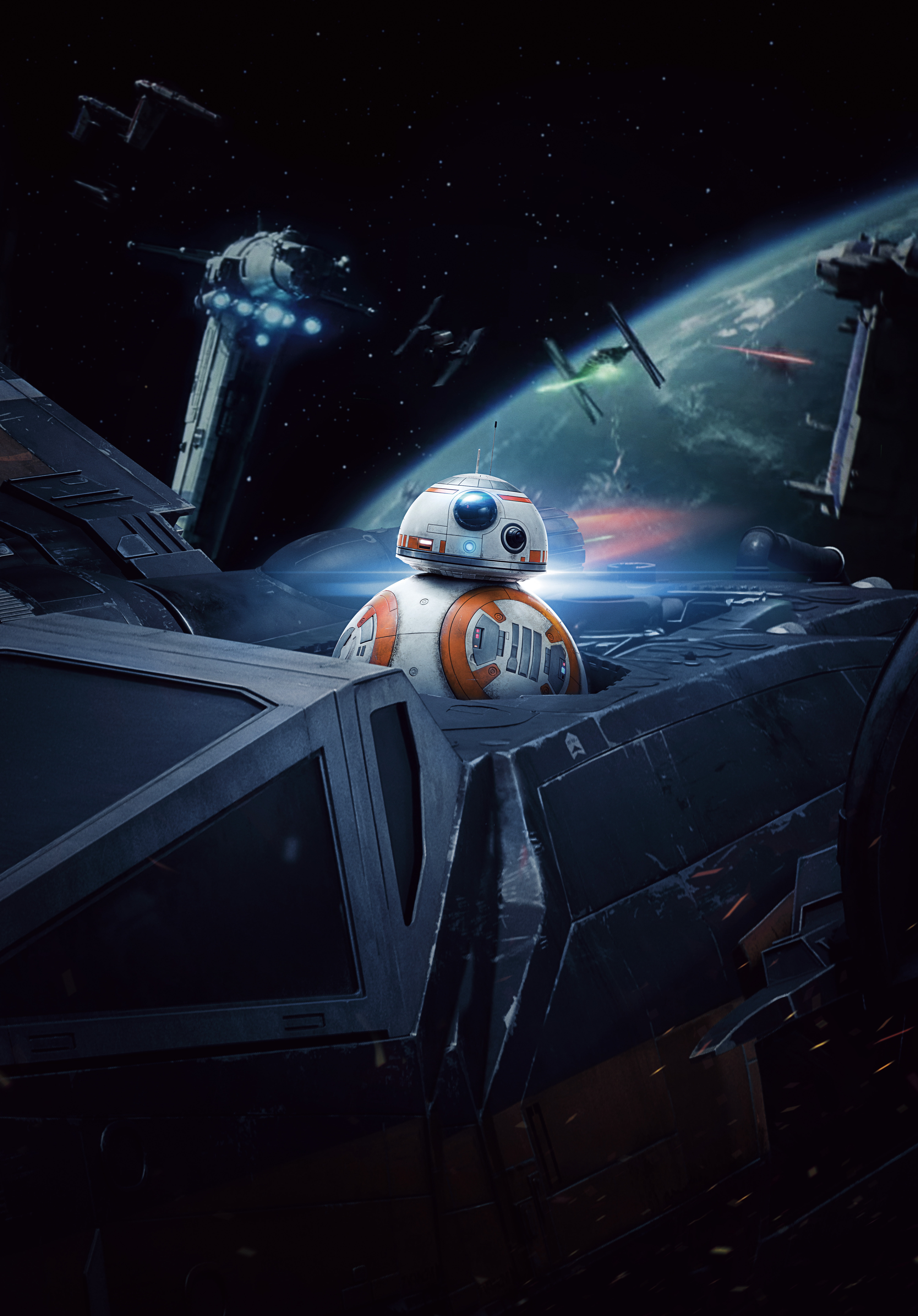 BB-8, 5K, Star Wars: The Last Jedi, 8K, Phone HD Wallpaper
