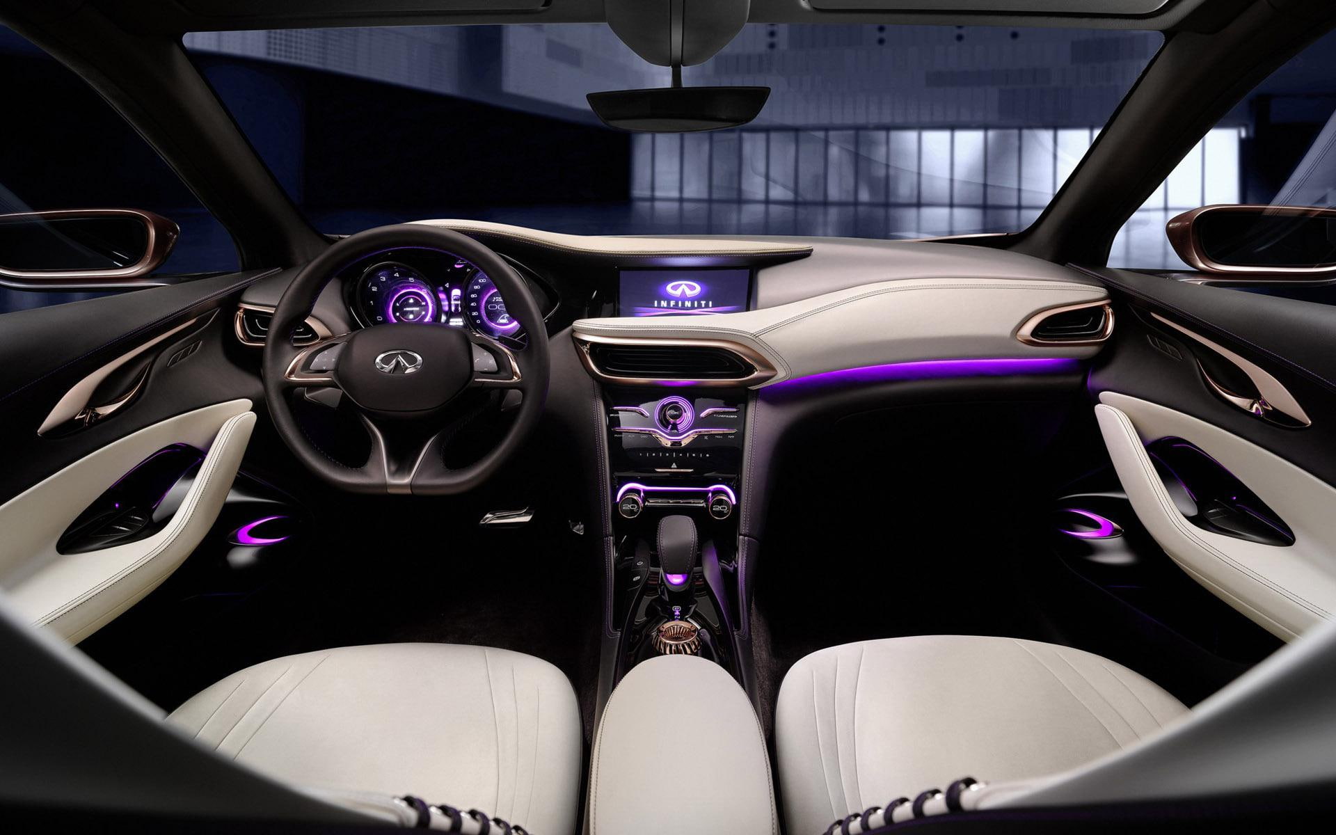1920x1200, lever, interior, gear, steering, wheel, white, concept, infiniti, infiniti q30, q, shift, car, 1080P, cars, black, HD Wallpaper