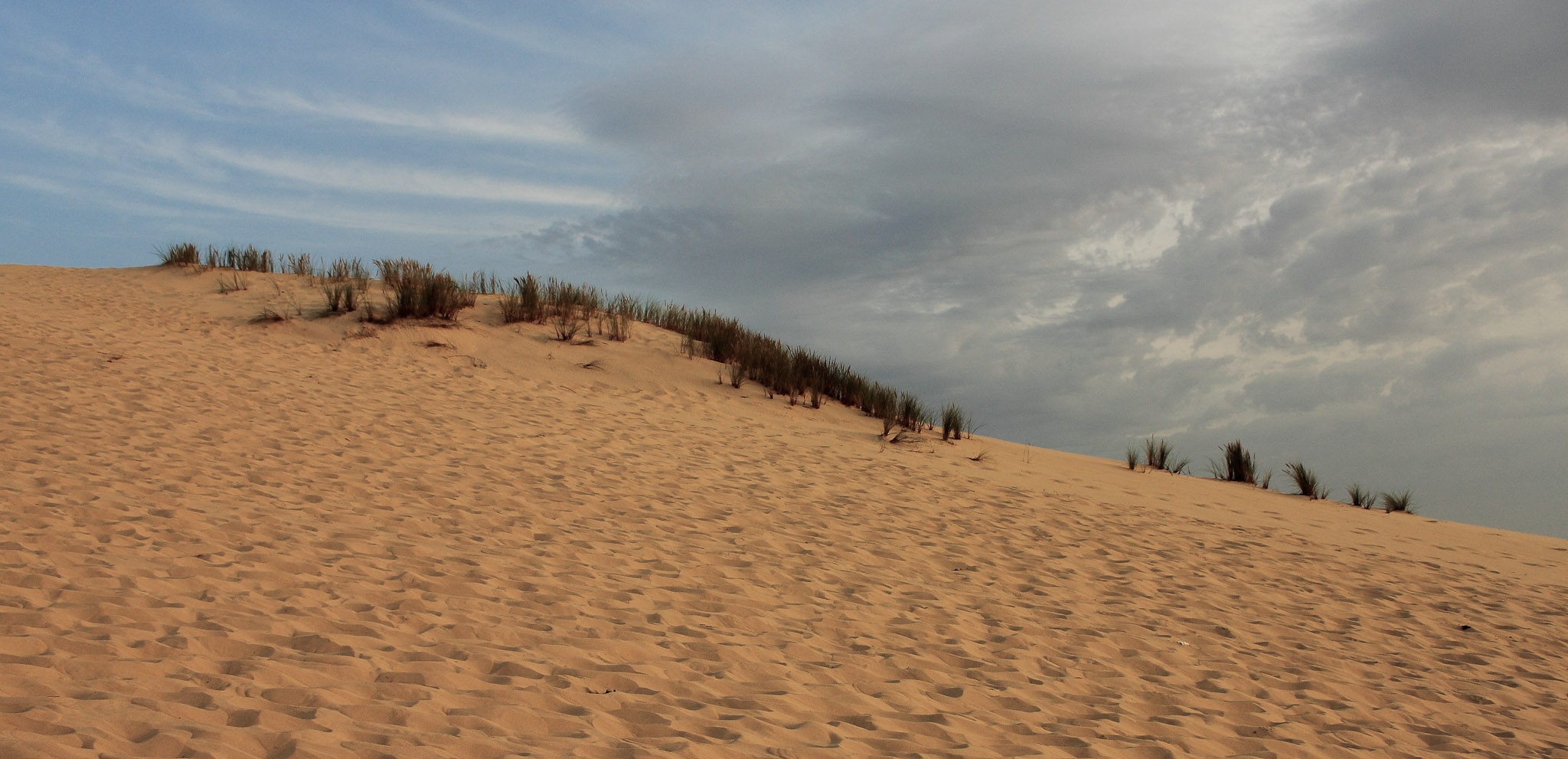 tranquility, atlantic, nature, climate, france, no people, beach, ocean, sand, sea, pilat, dune you pilat, water, landscape, wide, desert, day, arcachon, HD Wallpaper