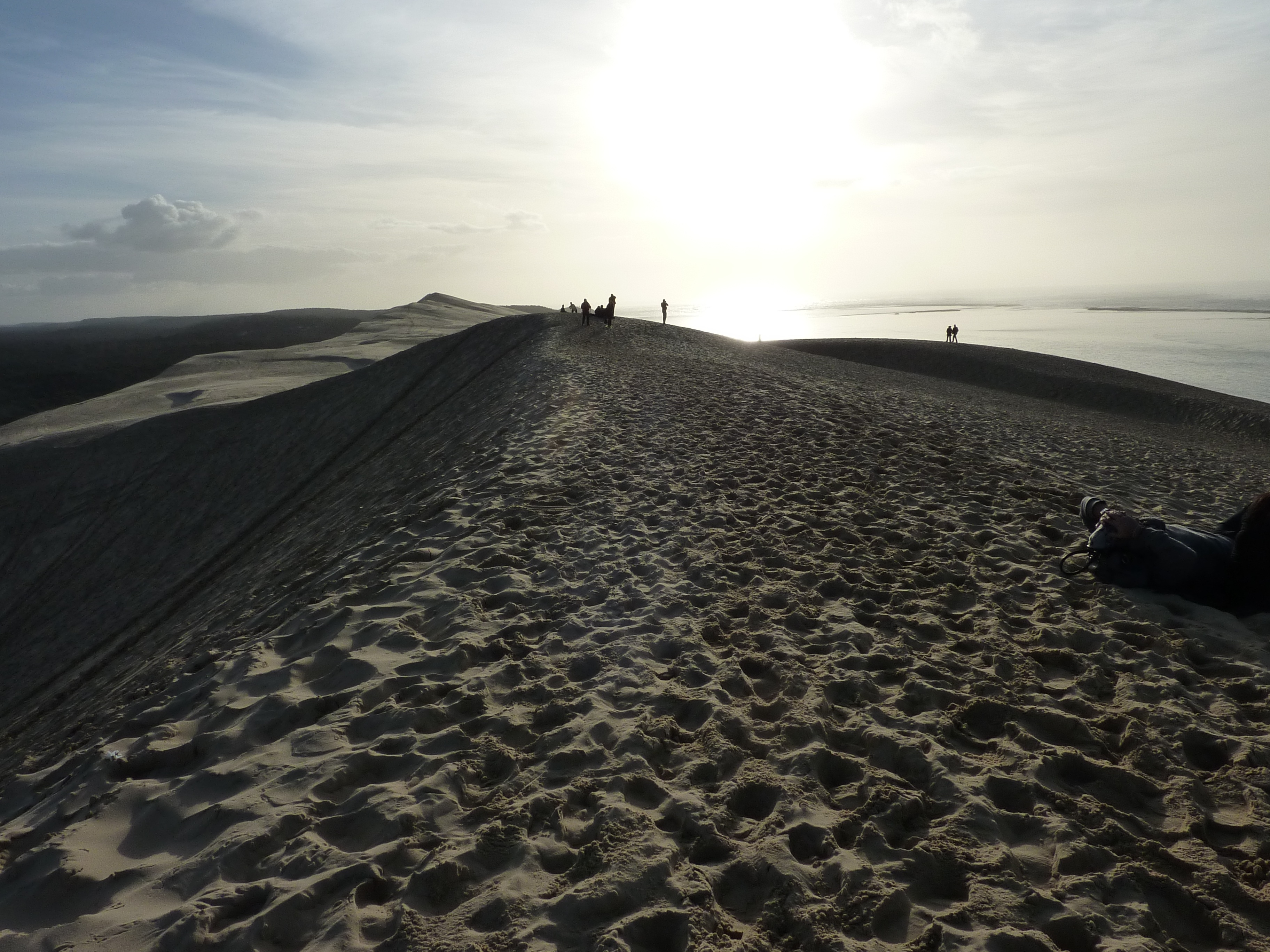 leisure activity, summer, southwest, nature, atlantic coast, beauty in nature, sand, sea, 2K, lifestyles, france, incidental people, pilat dune, side, HD Wallpaper
