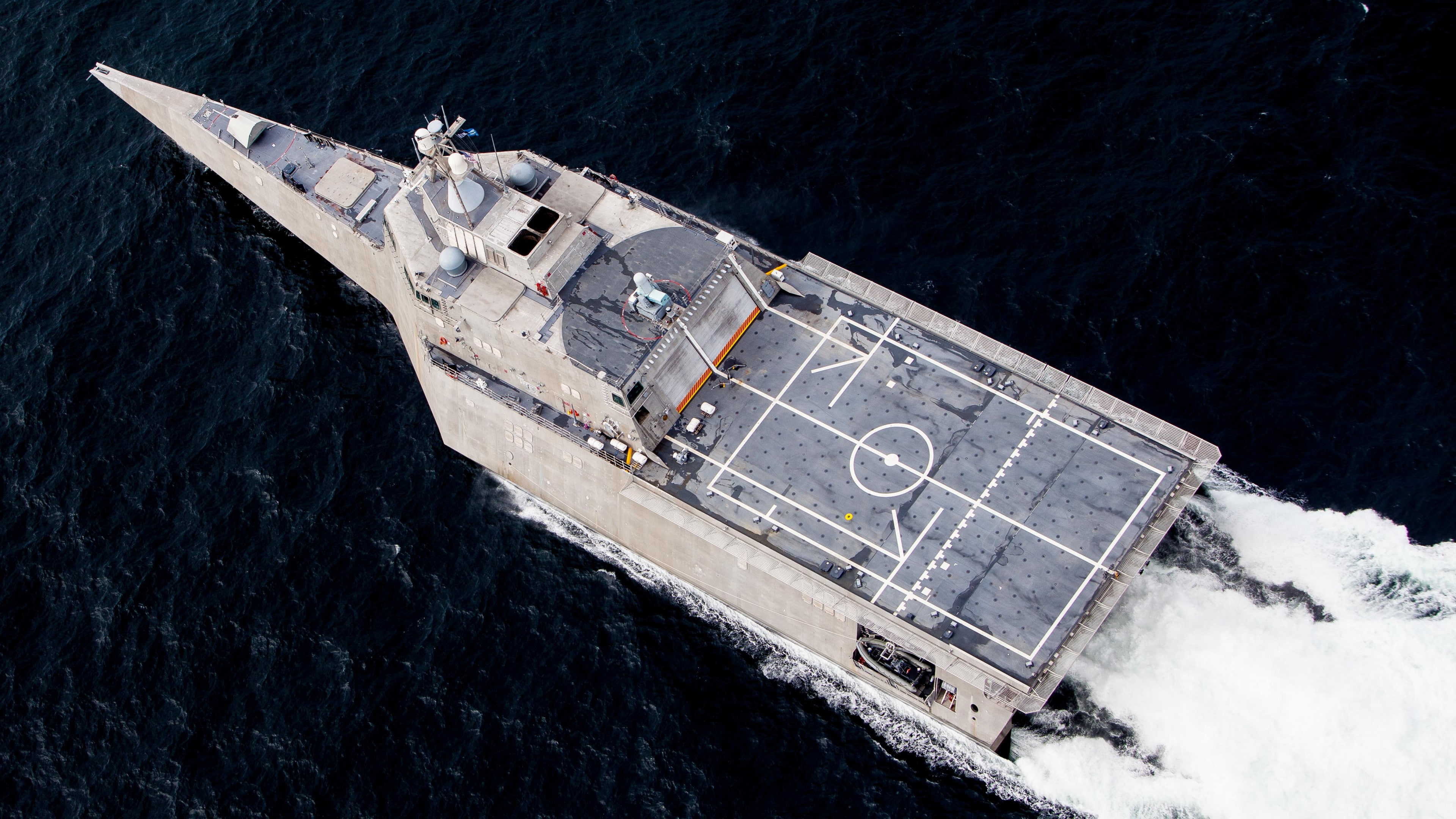 LCS-4, USA Navy, littoral combat, 4K, lead ship, Freedom class, HD Wallpaper